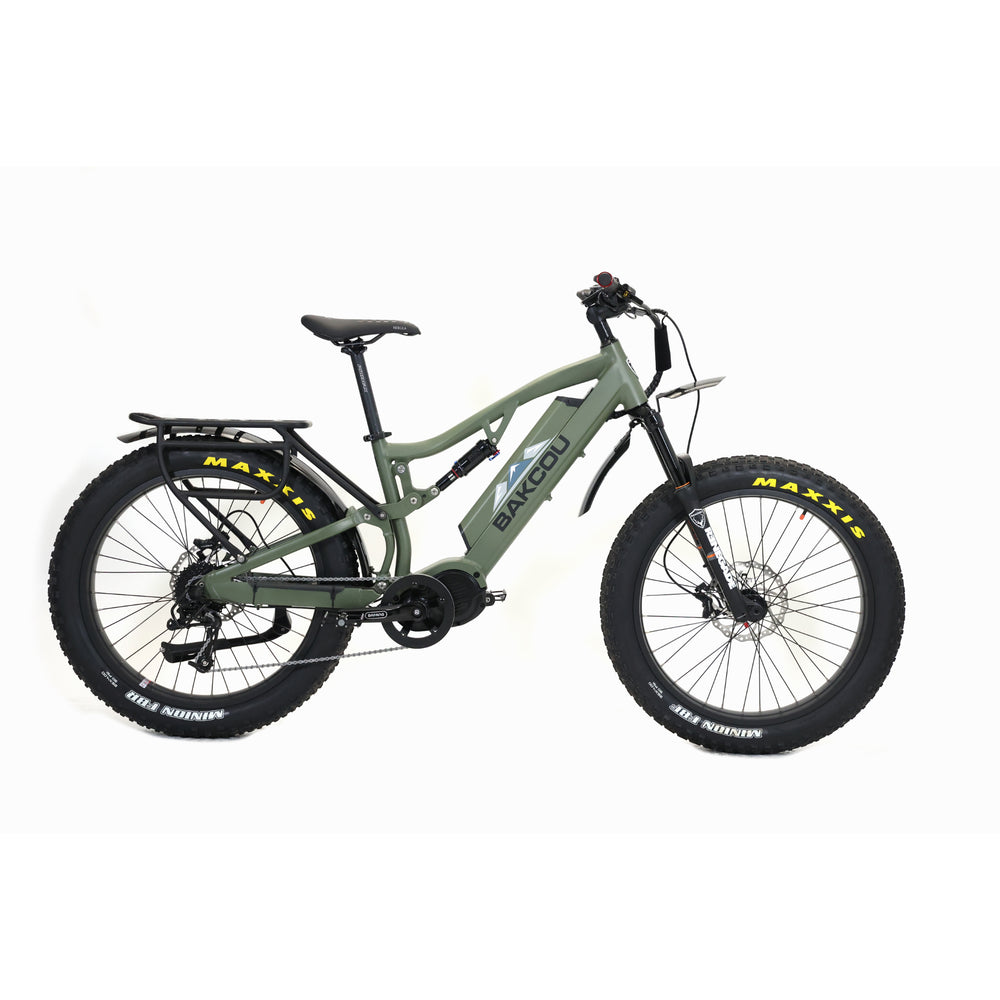 BAKCOU - STORM - Full Suspension Fat Tire Electric Bike 48V 1000W