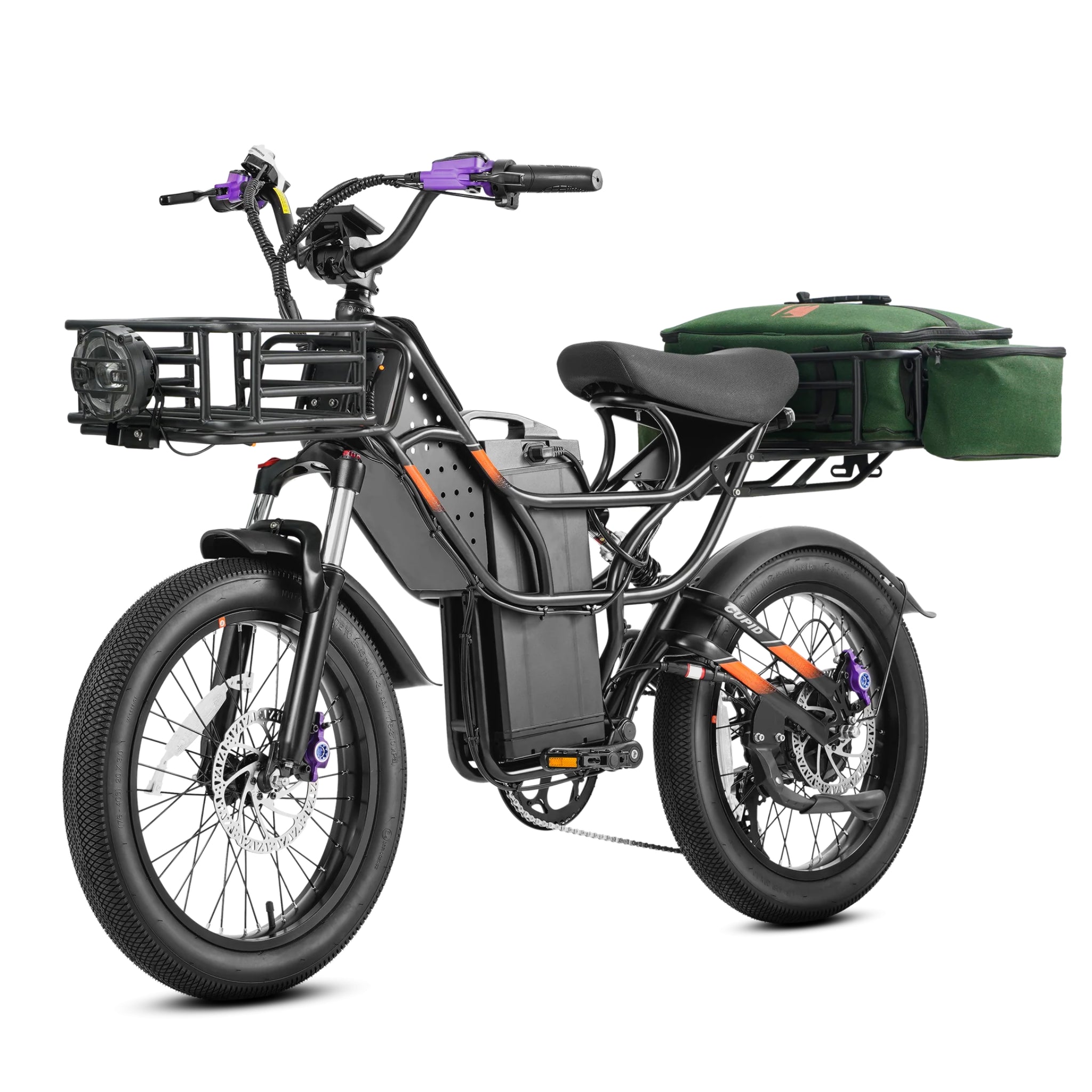 EAHORA - Cupid, Utility Electric Bike with 6-Piece Cargo Kit 27MPH