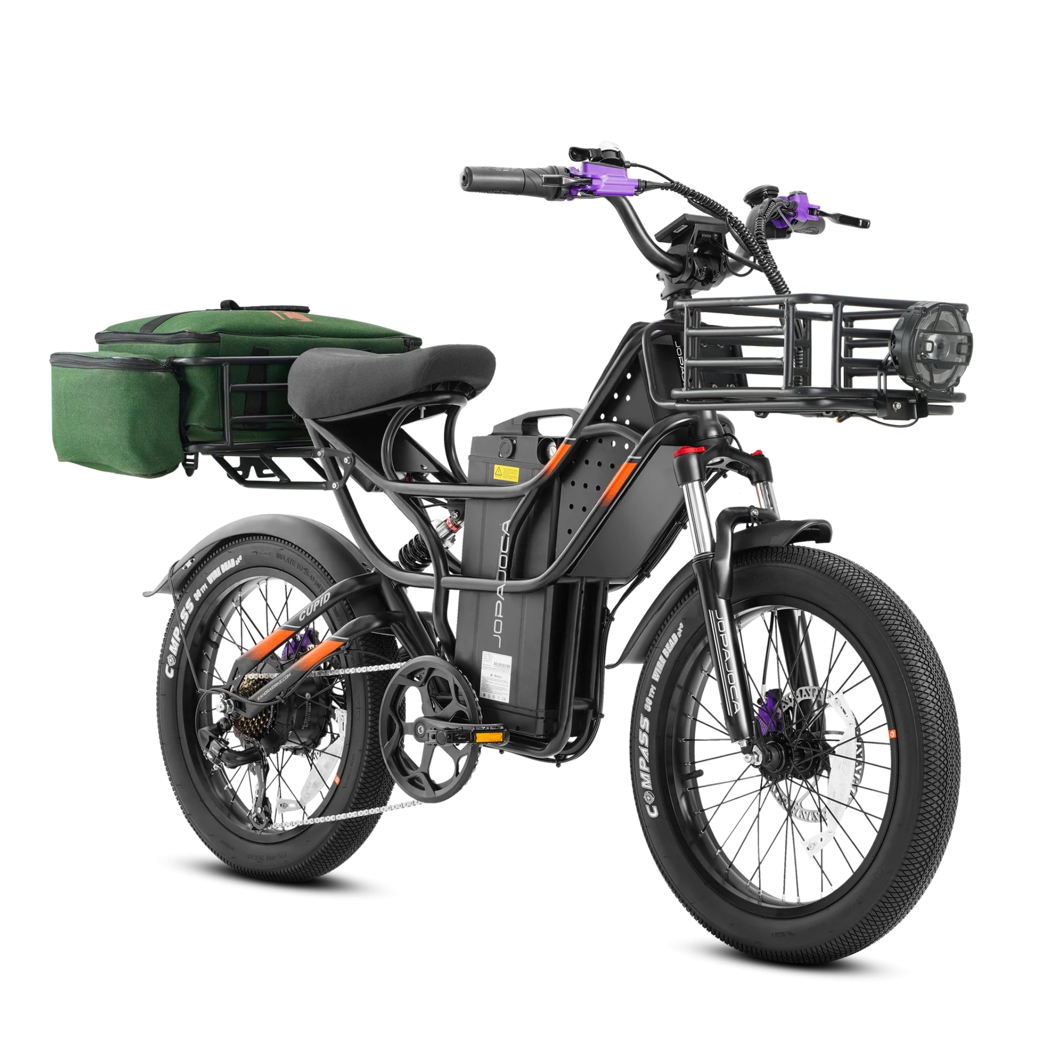 EAHORA - Cupid, Utility Electric Bike with 6-Piece Cargo Kit 27MPH
