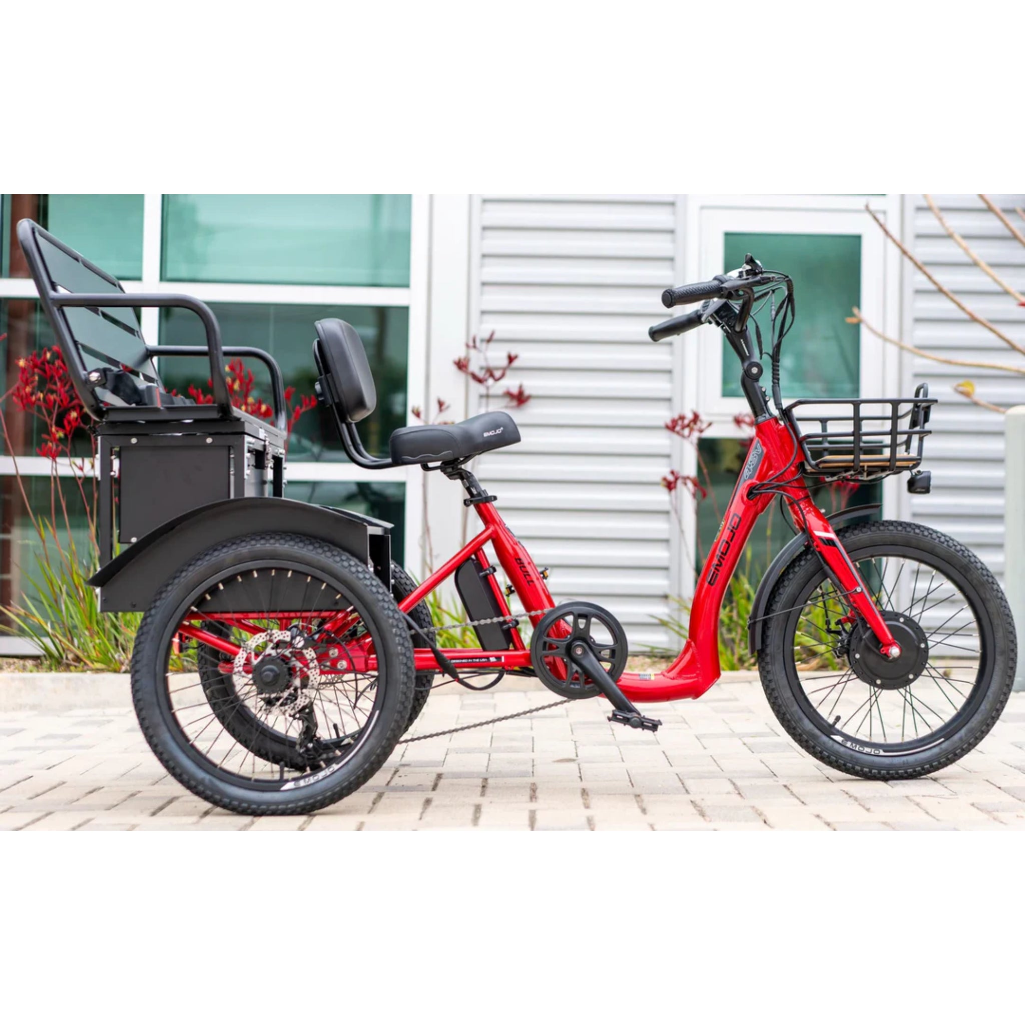 EMOJO - Bull Urban Cruiser Electric Trikes, 48V/14Ah 500W, 20 Mph