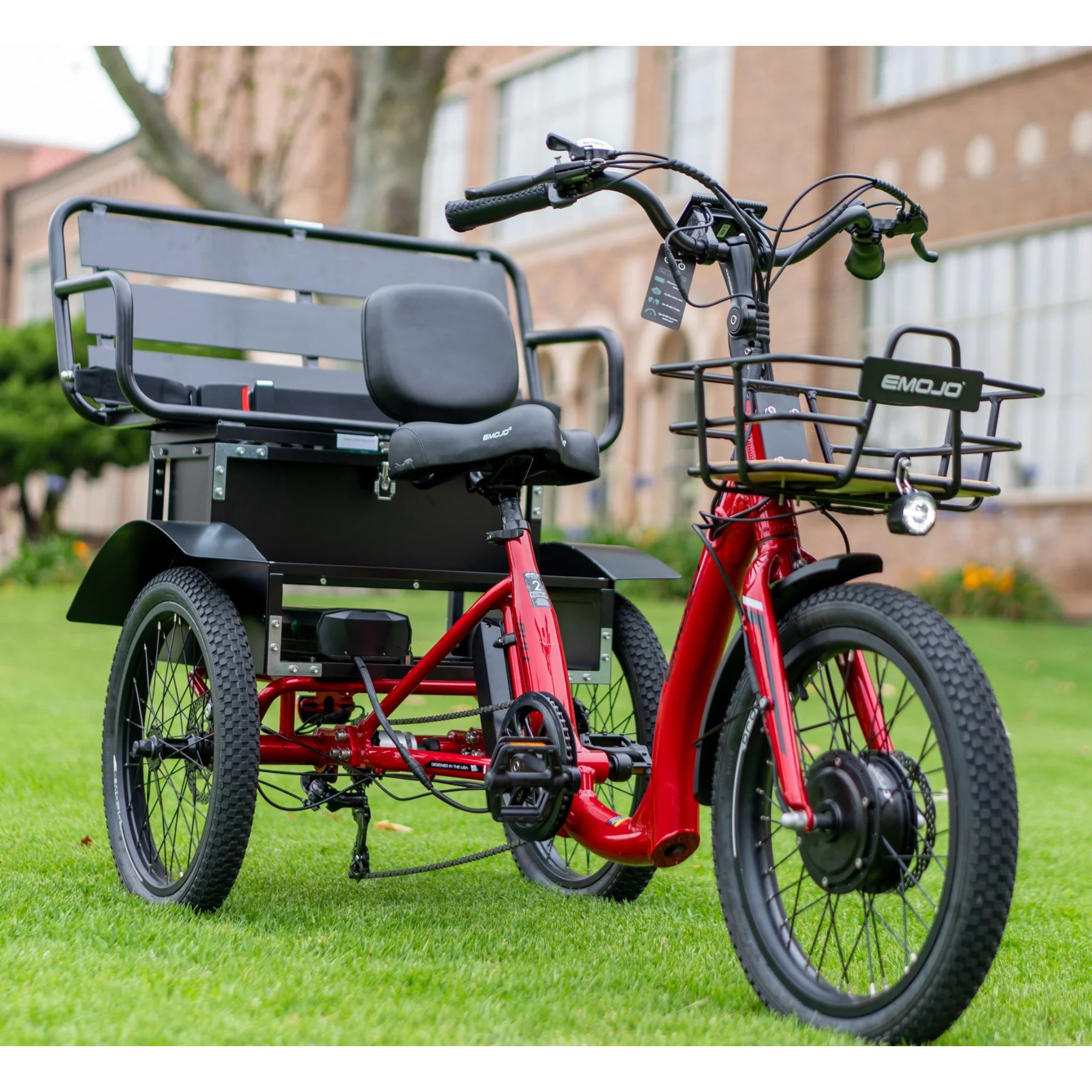 EMOJO - Bull Urban Cruiser Electric Trikes, 48V/14Ah 500W, 20 Mph