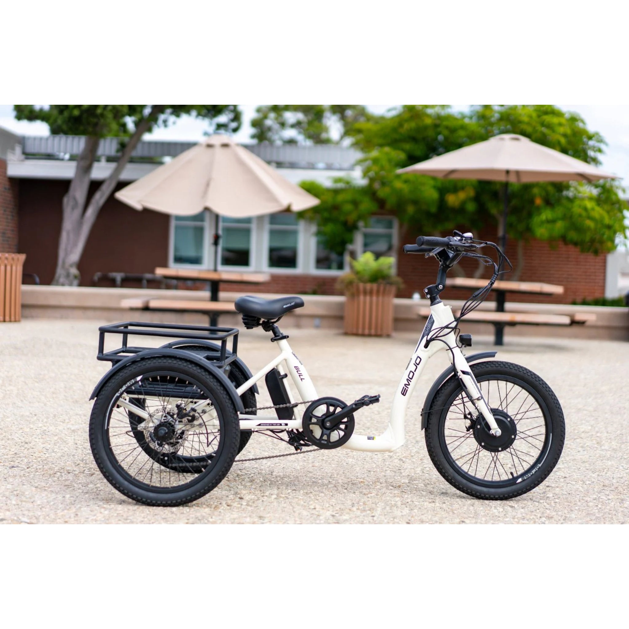 EMOJO - Bull Urban Cruiser Electric Trikes, 48V/14Ah 500W, 20 Mph