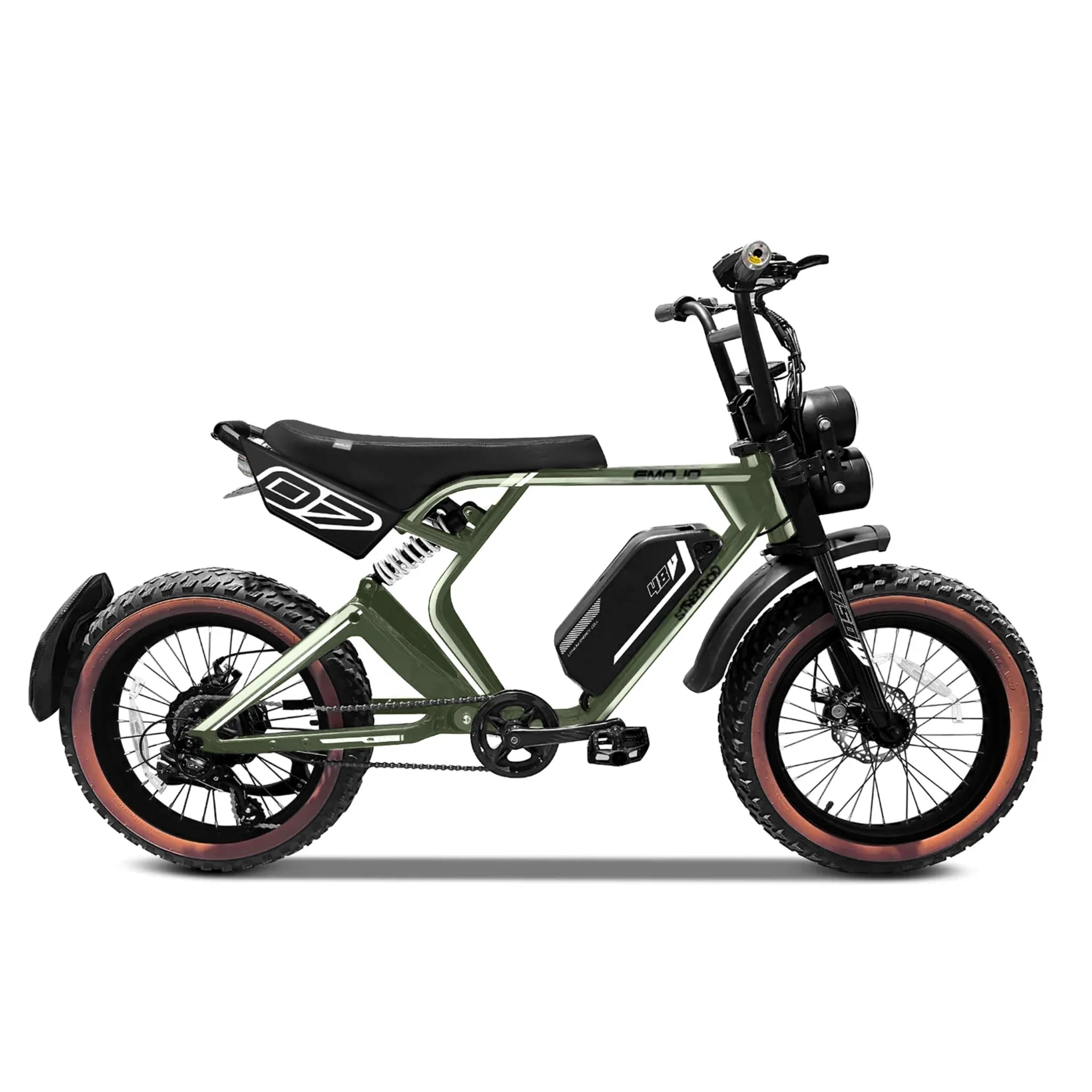 EMOJO - Streetrod Electric Bikes, 48V/20Ah 750W, 20 Mph