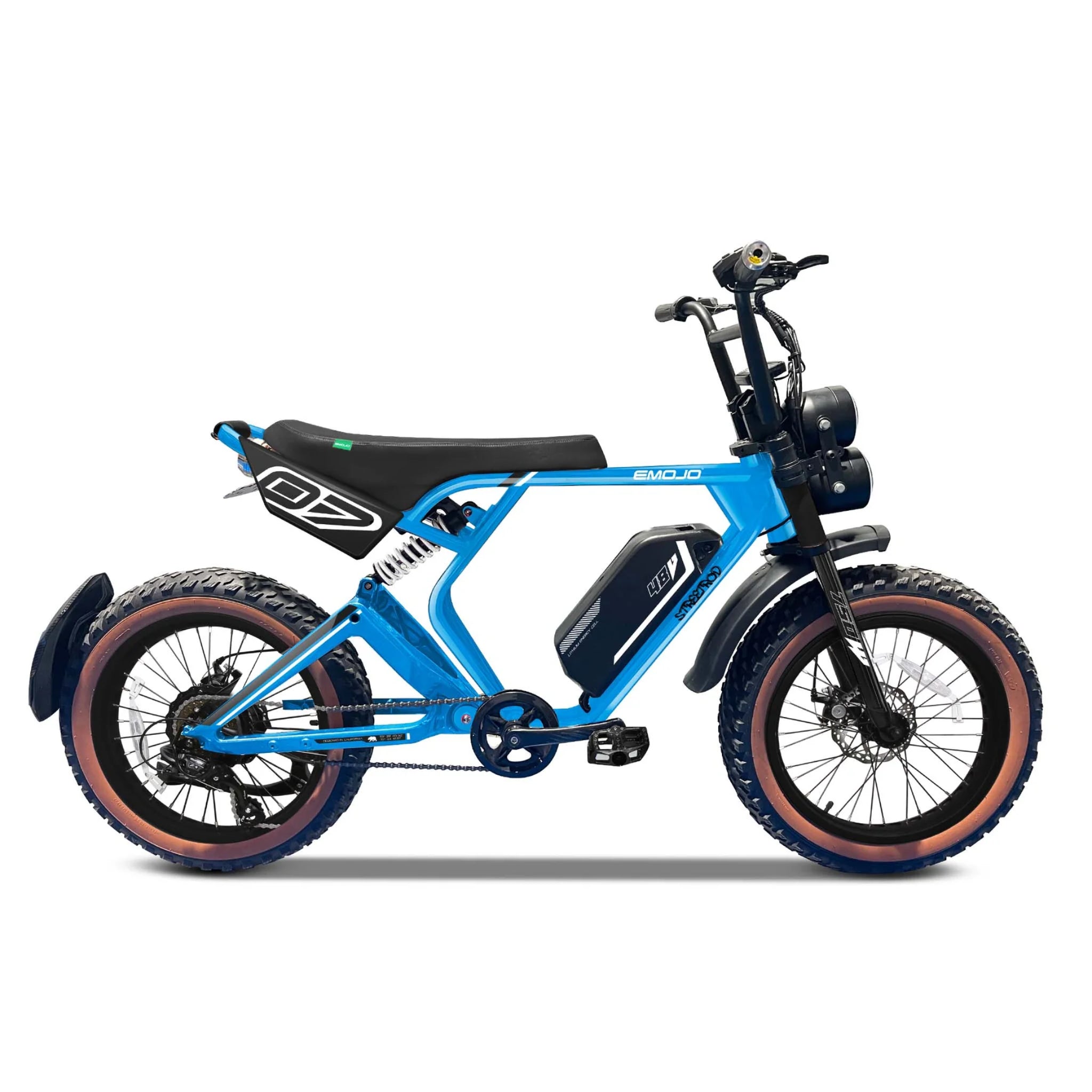 EMOJO - Streetrod Electric Bikes, 48V/20Ah 750W, 20 Mph
