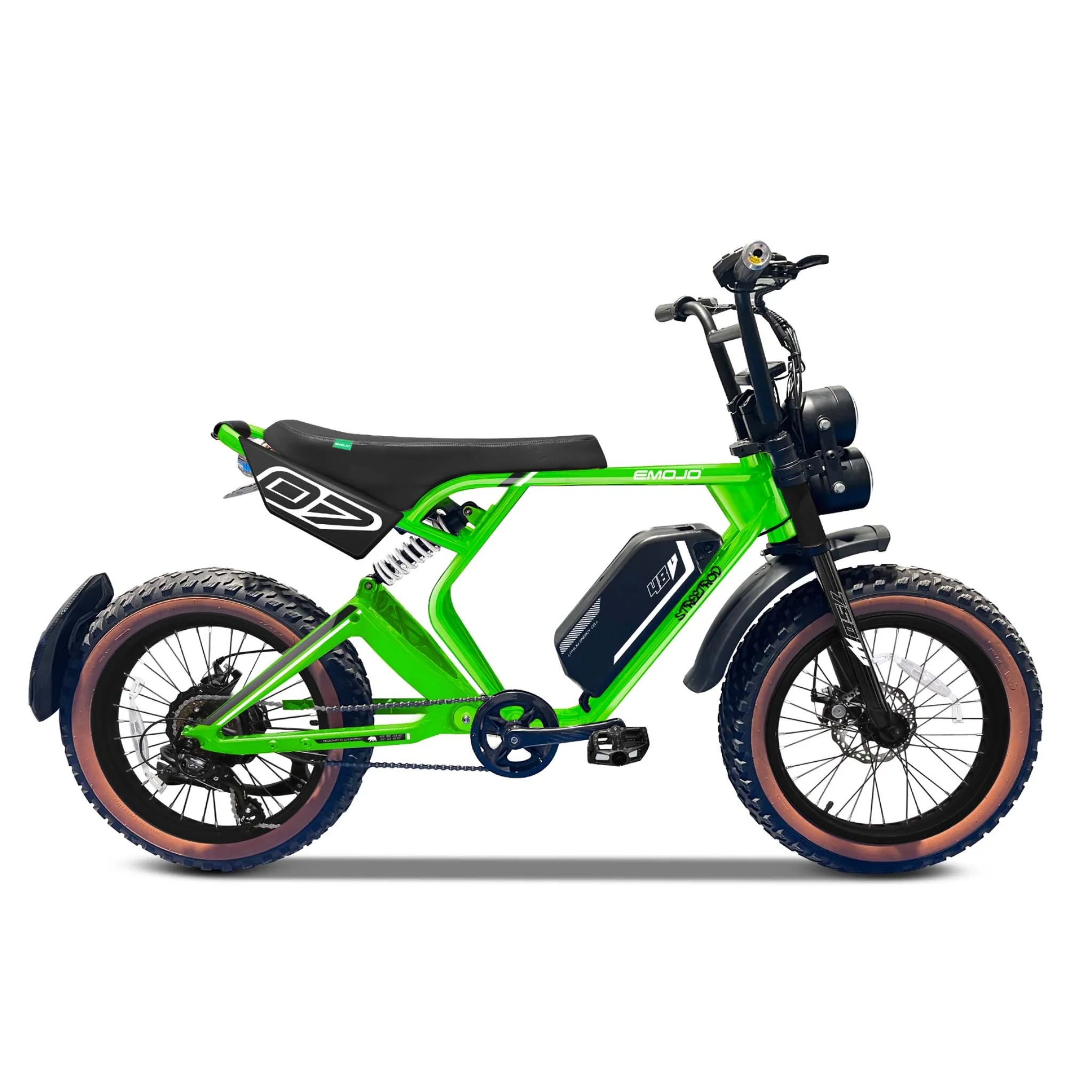 EMOJO - Streetrod Electric Bikes, 48V/20Ah 750W, 20 Mph