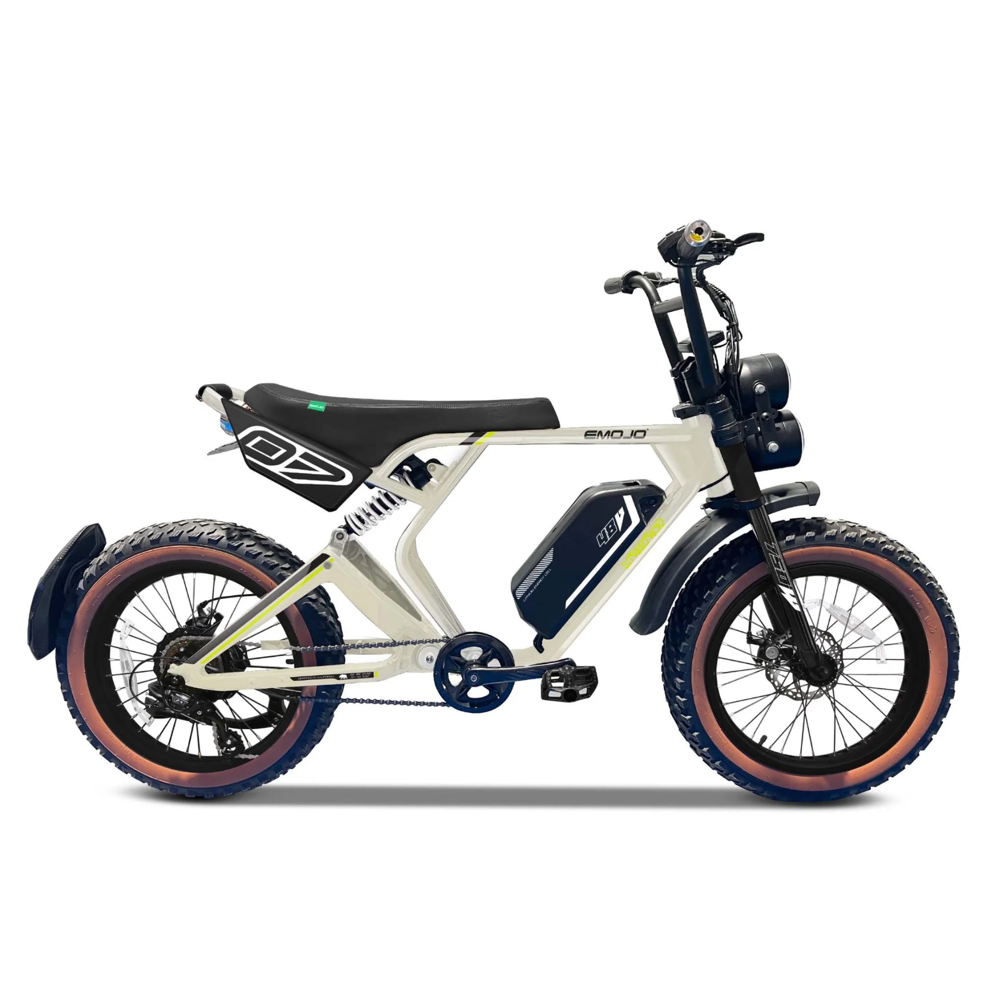 EMOJO - Streetrod Electric Bikes, 48V/20Ah 750W, 20 Mph