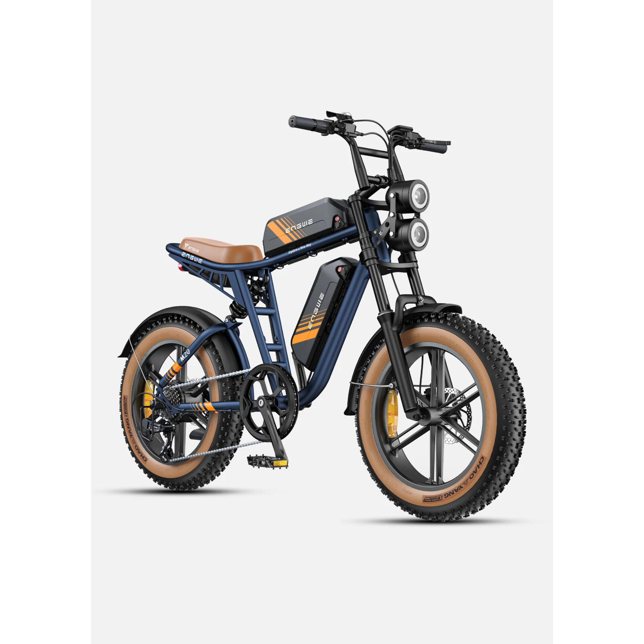 ENGWE - M20 2.0, Full Suspension Electric Bike 52V 1200W 28MPH