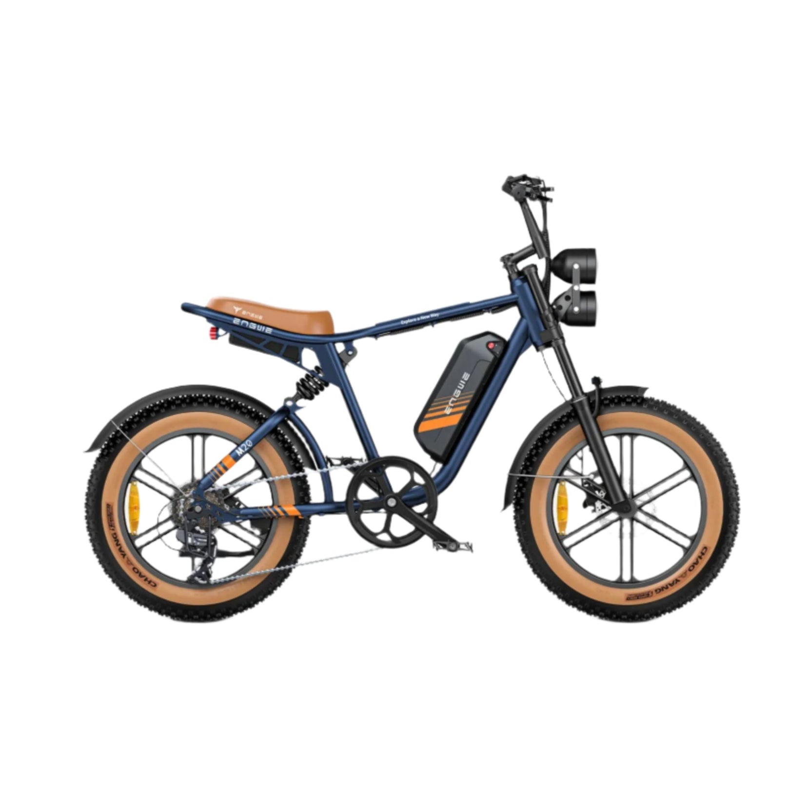 ENGWE - M20 2.0, Full Suspension Electric Bike 52V 1200W 28MPH