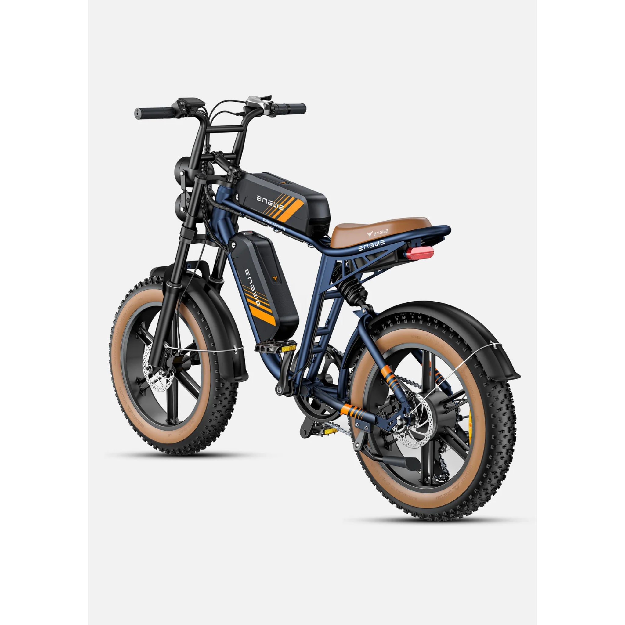 ENGWE - M20 2.0, Full Suspension Electric Bike 52V 1200W 28MPH