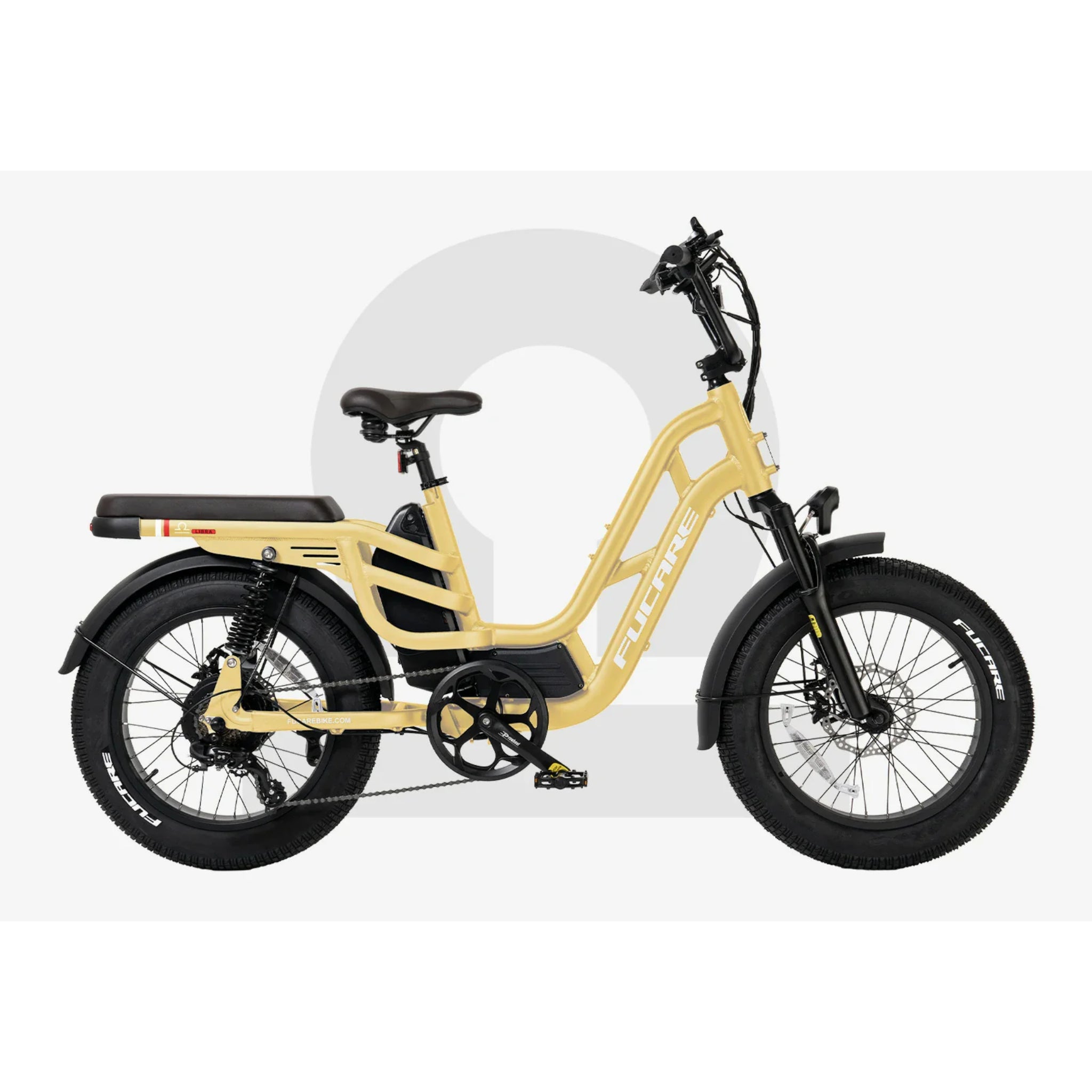 FUCARE - Libra, Full Suspension Electric Cargo Bike 48V 750W 28MPH