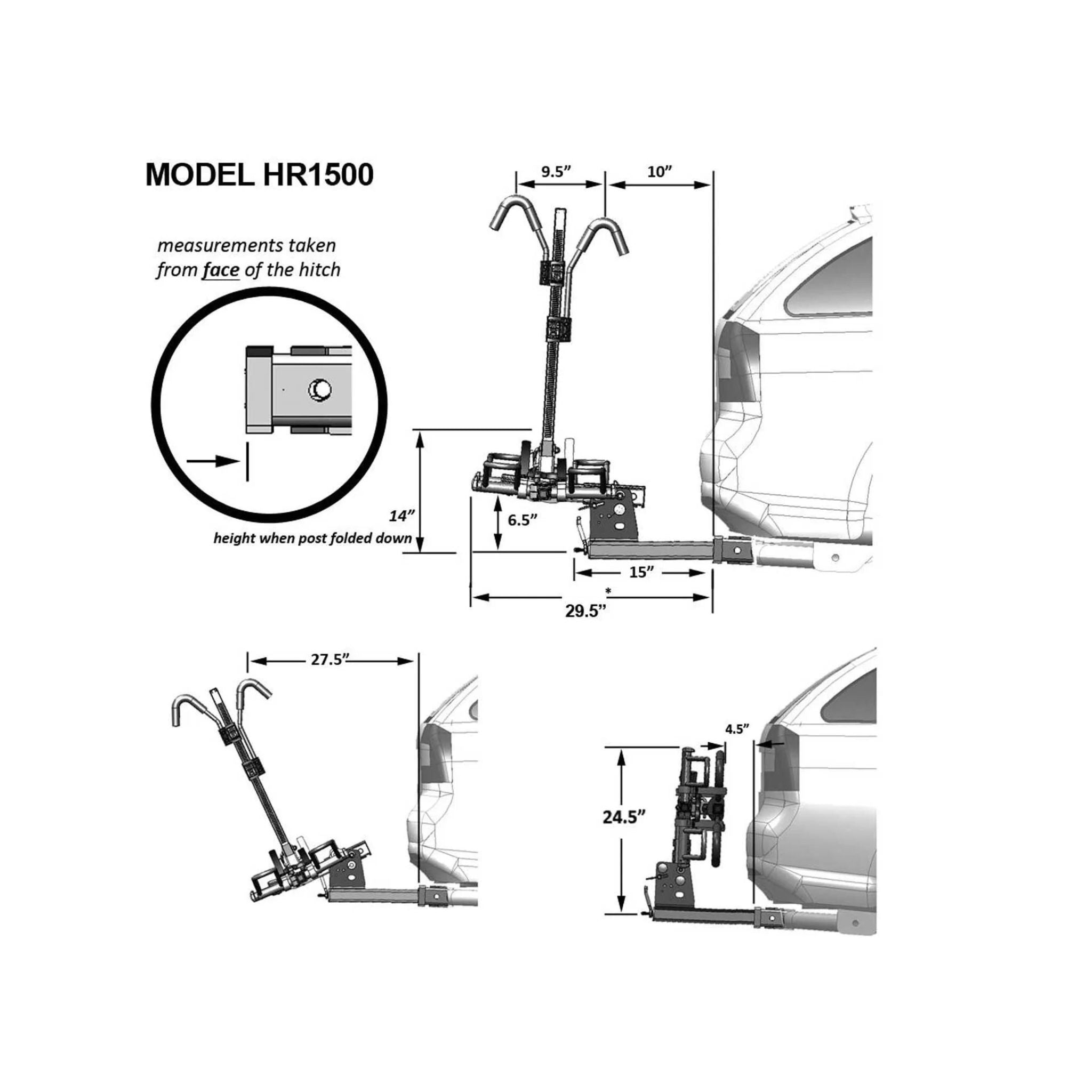 HOLLYWOOD RACKS - Sport Rider Bike Rack