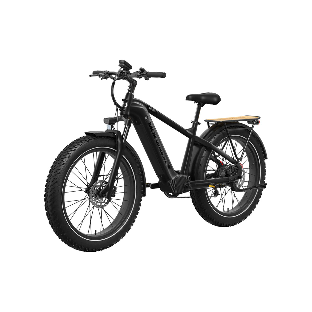 MOKWHEEL - Basalt 2.0, Fat Tire Solar Powered E-bike 750W 19.6AH 28MPH
