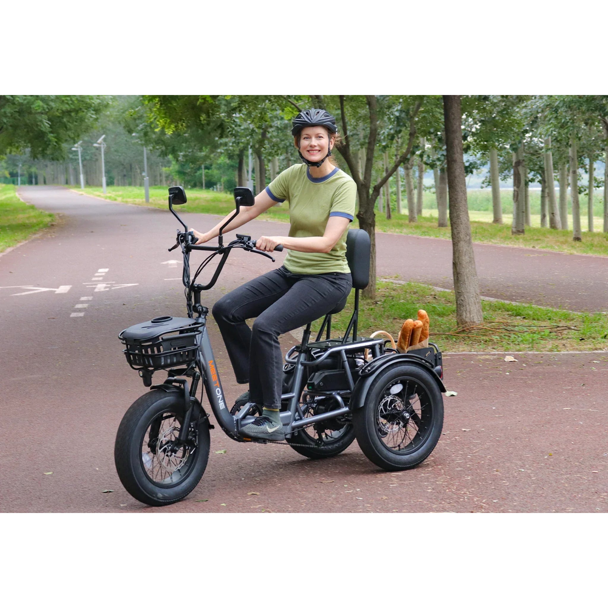 MEET ONE - Breeze, Folding Electric Trike 15Ah/720Wh 20 MPH
