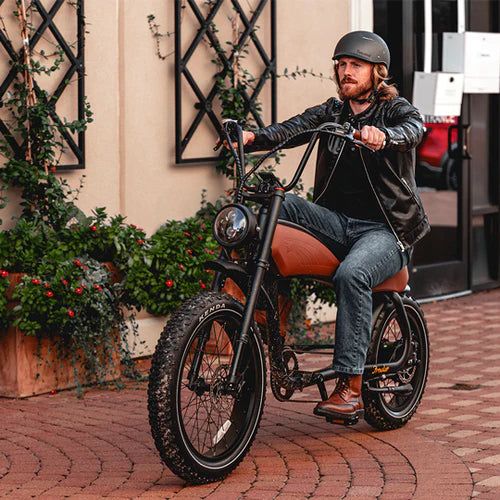 REVI BIKES - Prowler, Vintage Electric Bike 52V 1000W 28mph