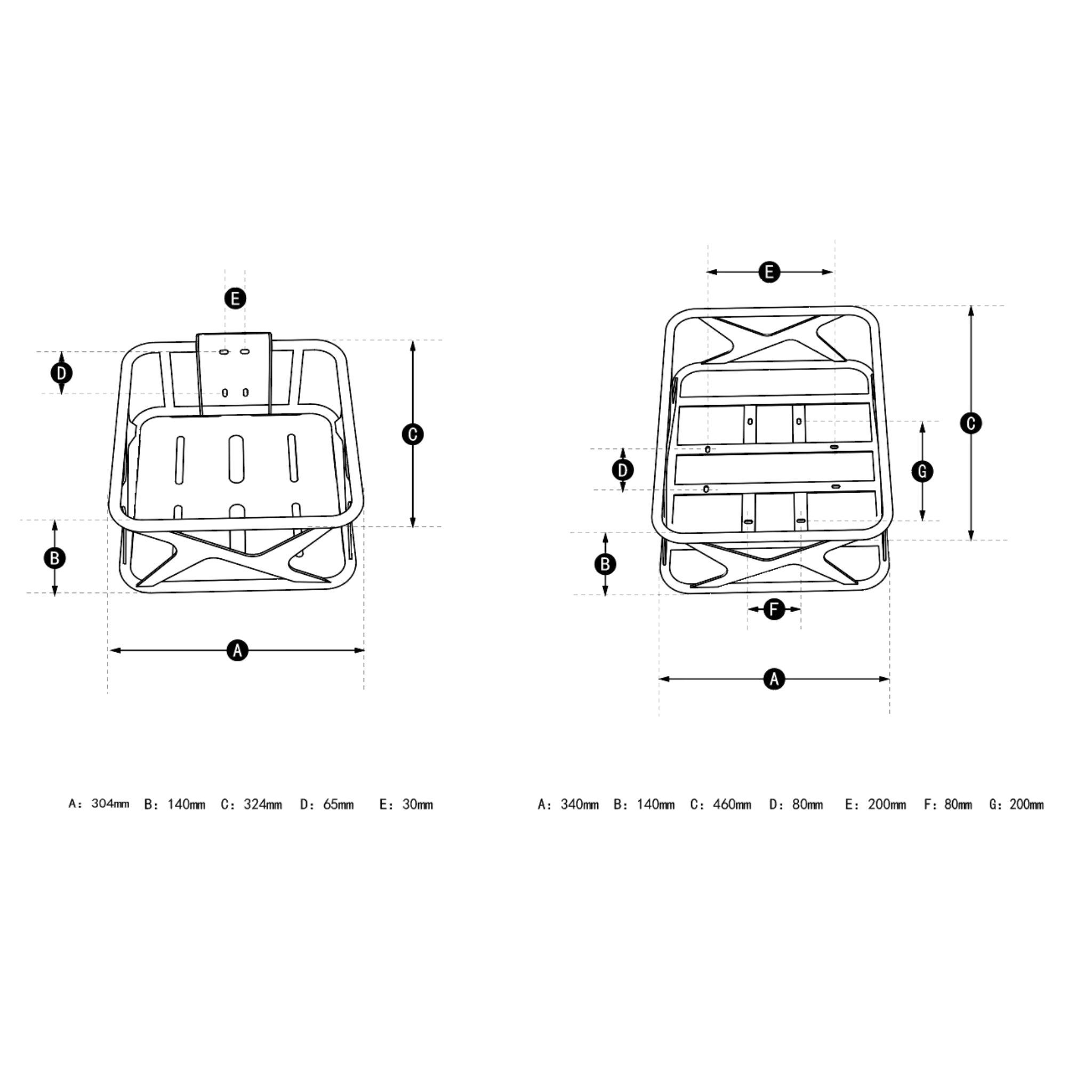 FUCARE - Cargo Basket Set