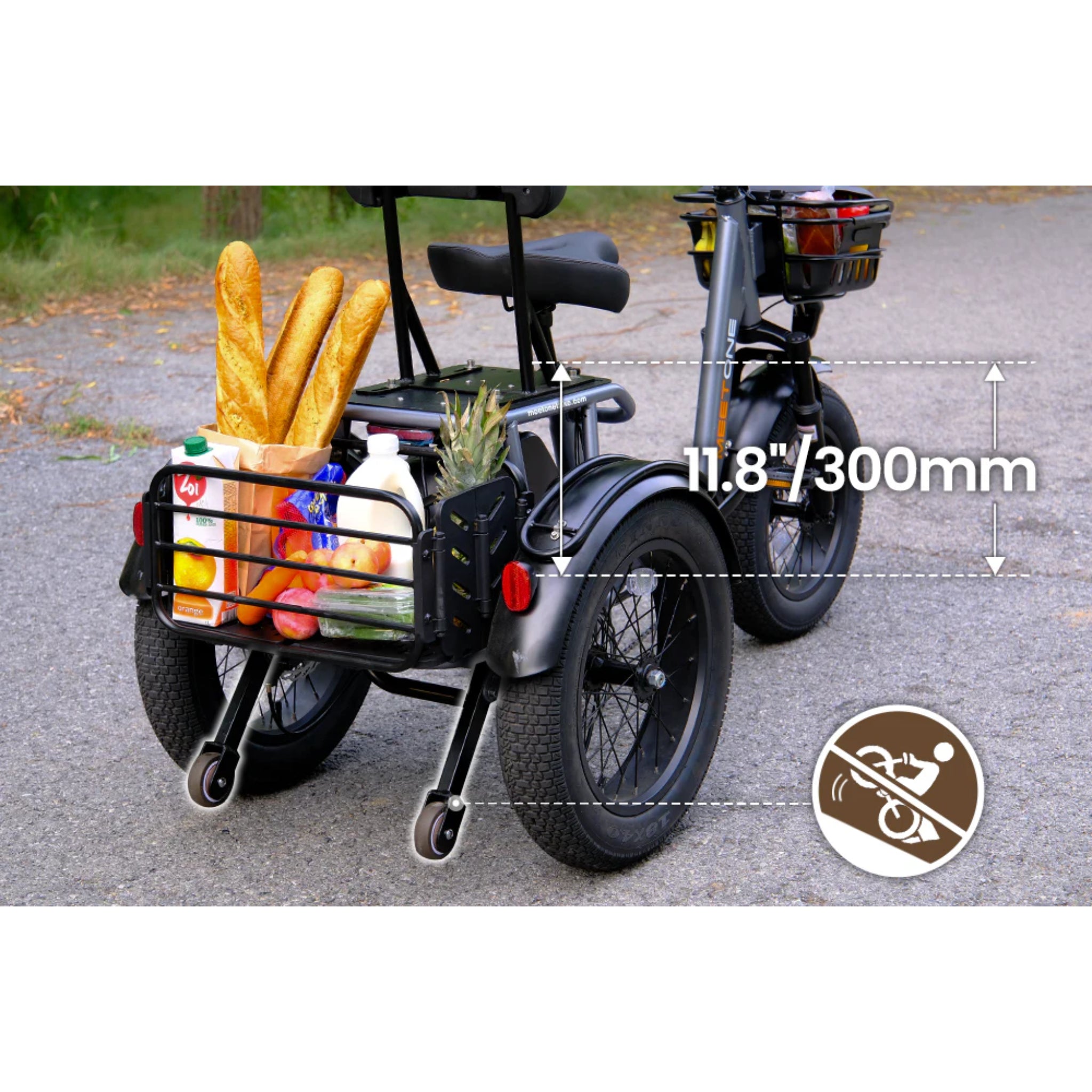 MEET ONE - Breeze, Folding Electric Trike 15Ah/720Wh 20 MPH