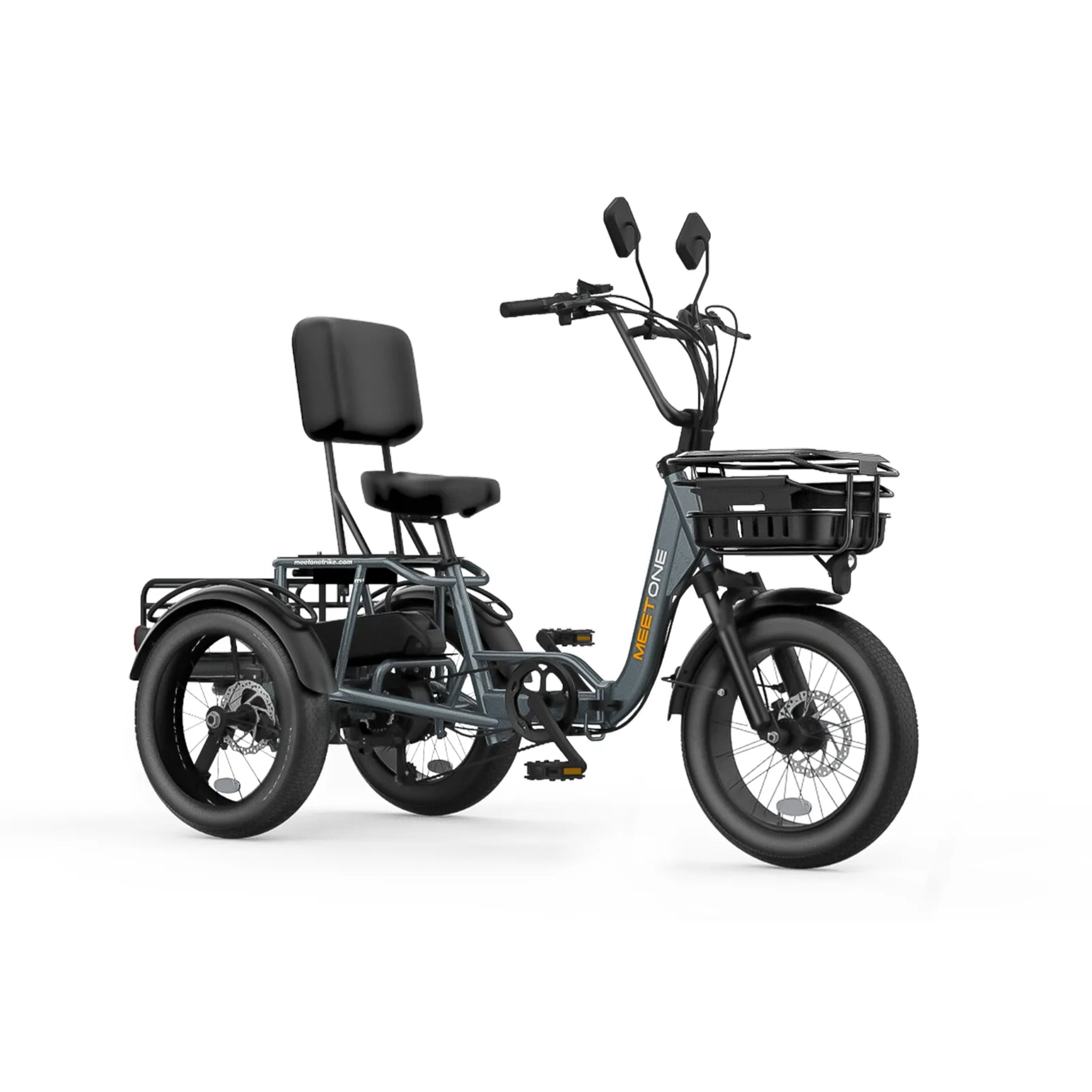 MEET ONE - Breeze Pro, Fat Tire Folding Electric Trike 20Ah/960Wh 22 MPH