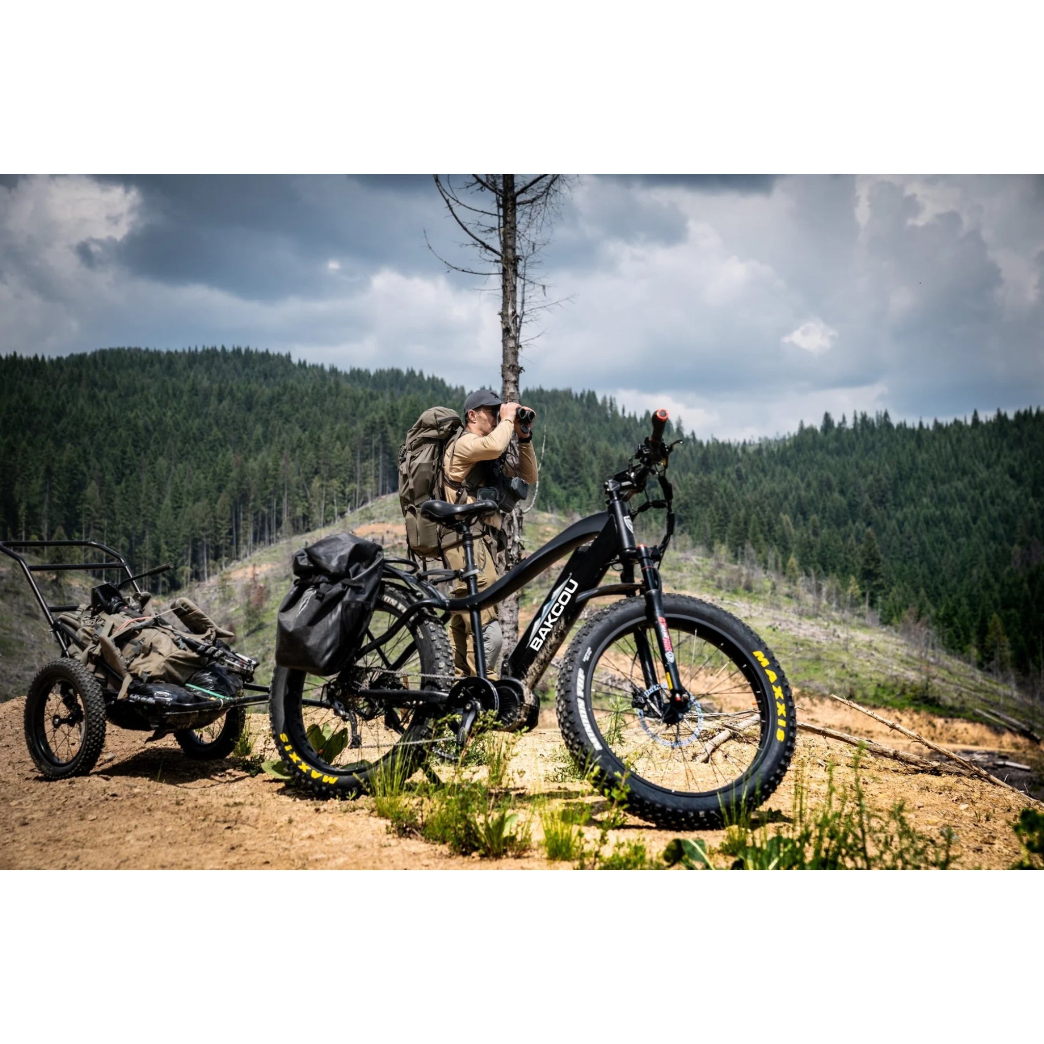 BAKCOU - Mule Fat Tire Electric Bike 48V 1000W