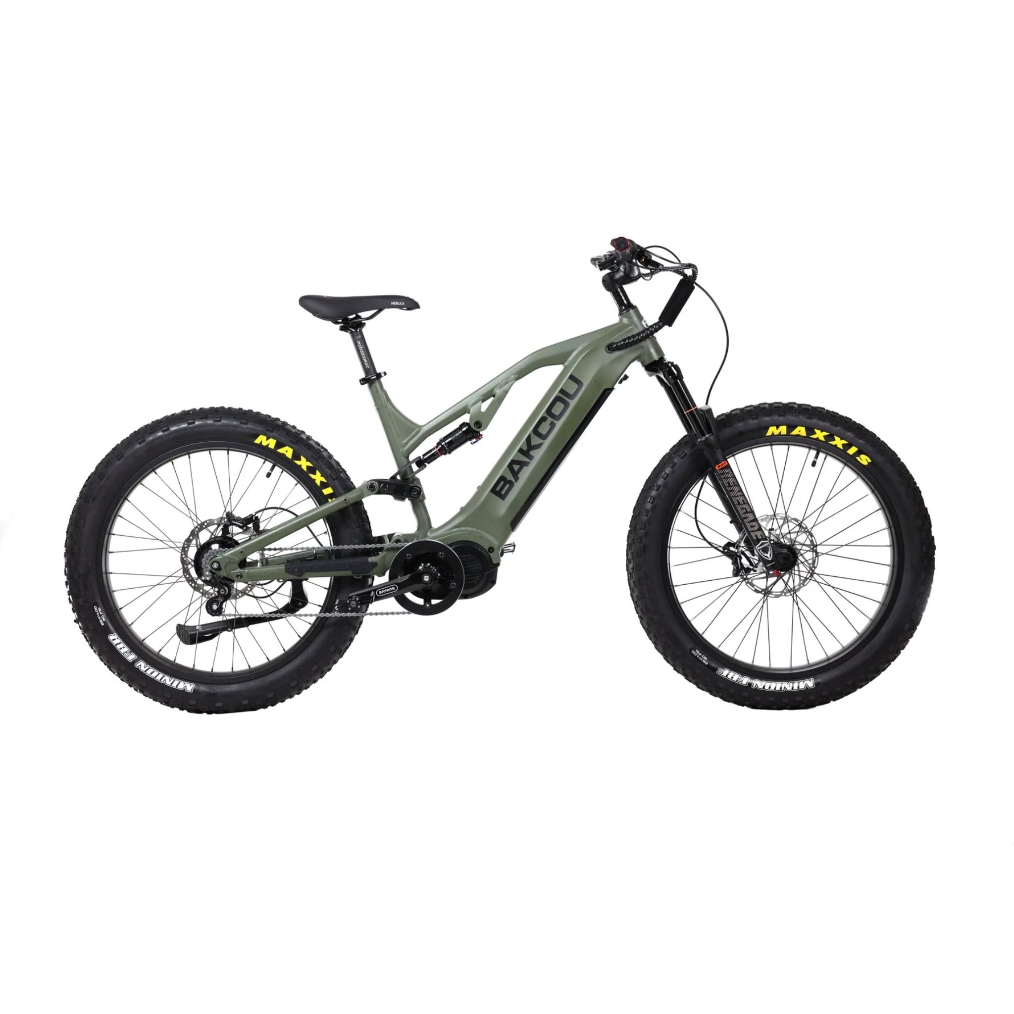 BAKCOU - Scout Jager 2025 Full Suspension Electric Bike 48V 1000W