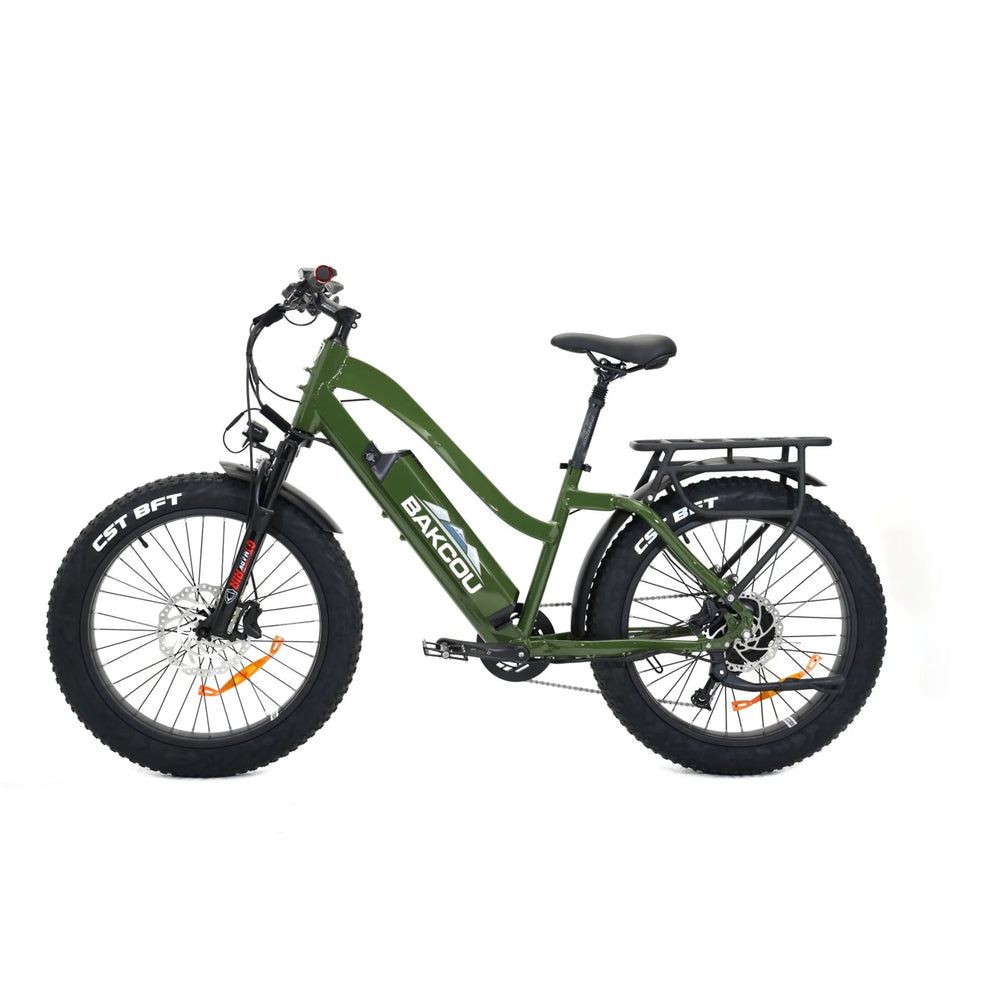 BAKCOU - Flatlander Step-Through (ST) 24" Electric Bike 48V 750W 25MPH