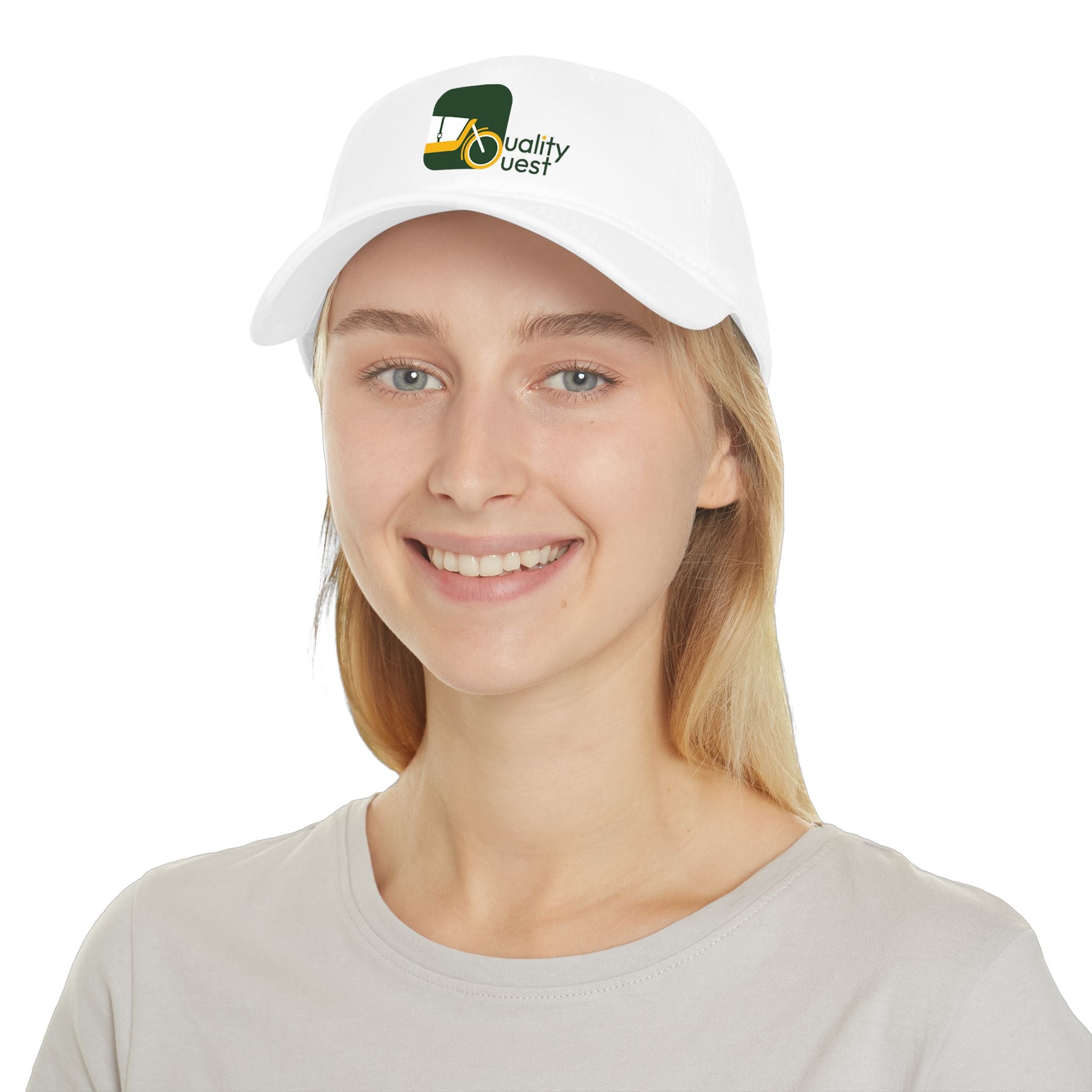 Quality Quest Bikes Baseball Cap — Low Profile Embroidered Hat
