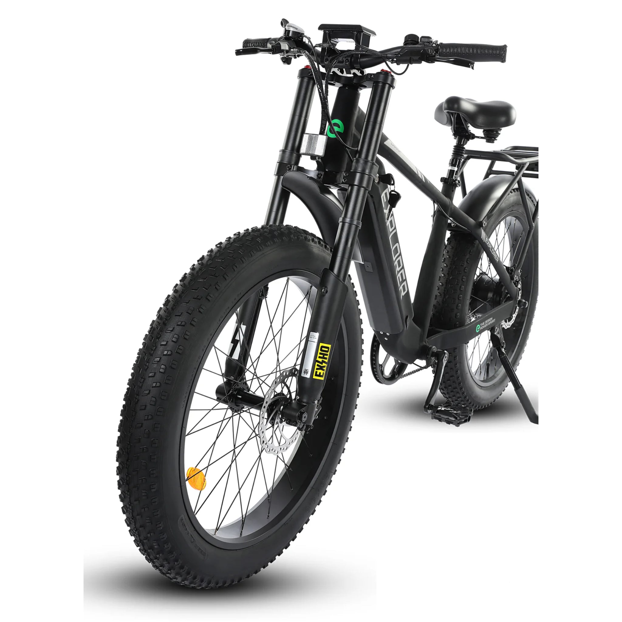 ECOTRIC - Explorer Fat Tire Electric Bike with Rear Rack 48V 750W 25MPH