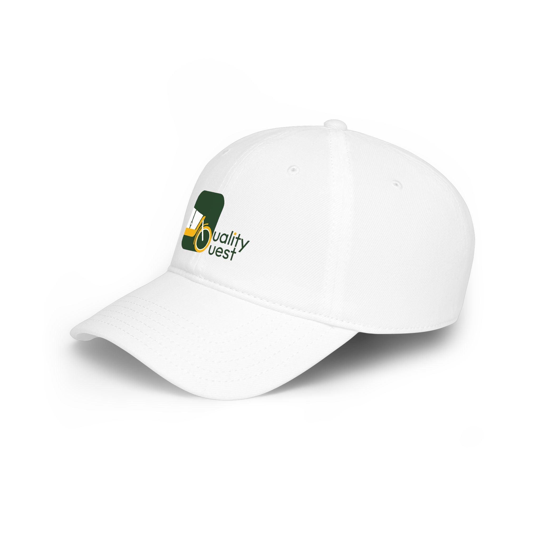 Quality Quest Bikes Baseball Cap — Low Profile Embroidered Hat