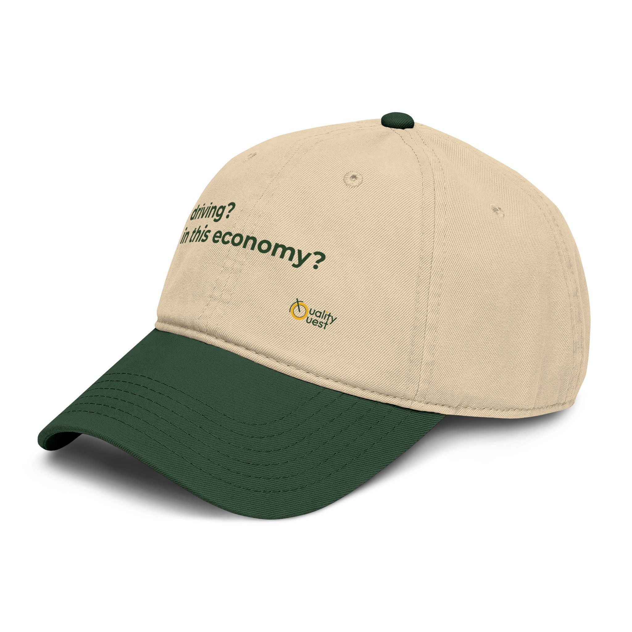 QUALITY QUEST BIKES - Baseball Cap - Driving? In this Economy?