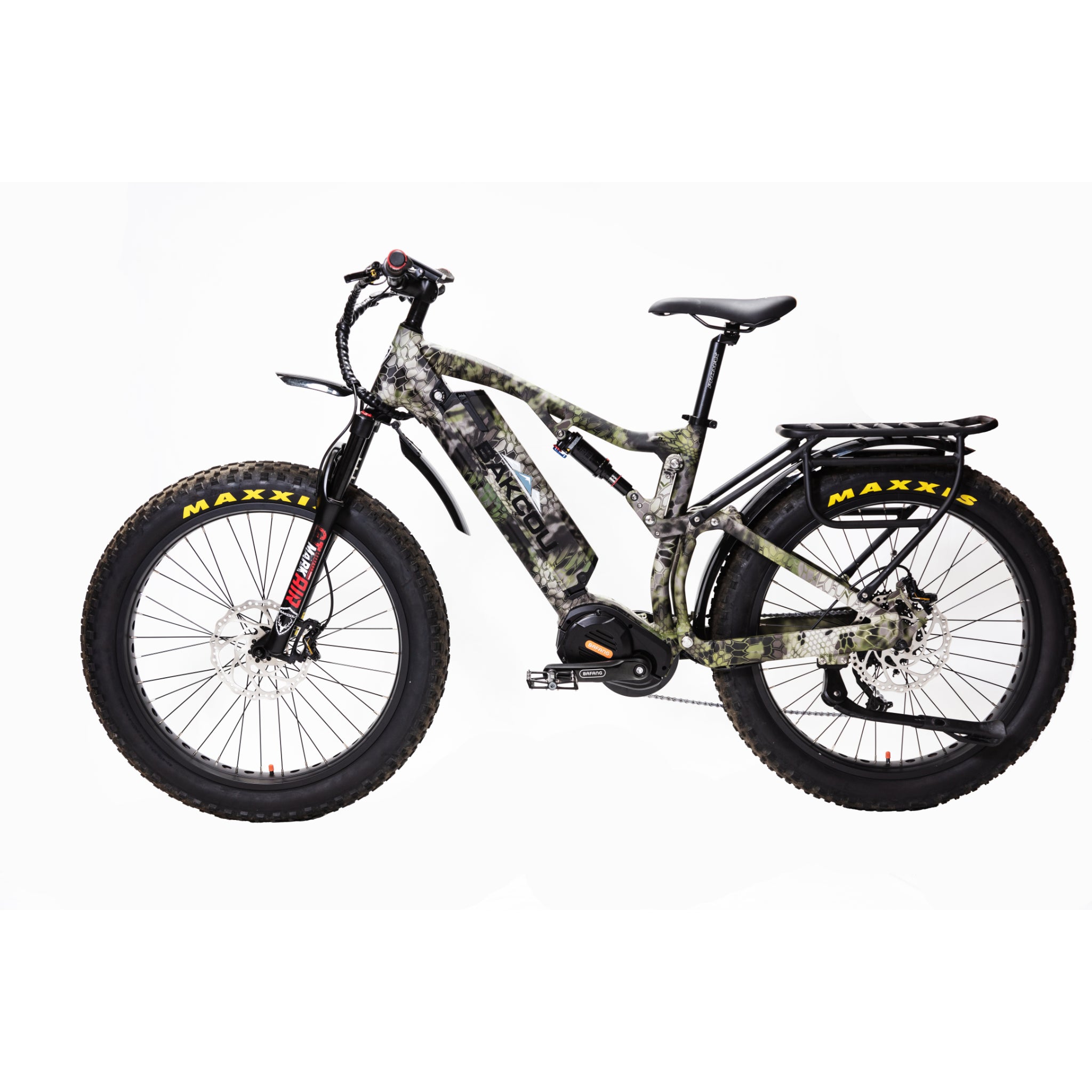 BAKCOU - STORM - Full Suspension Fat Tire Electric Bike 48V 1000W