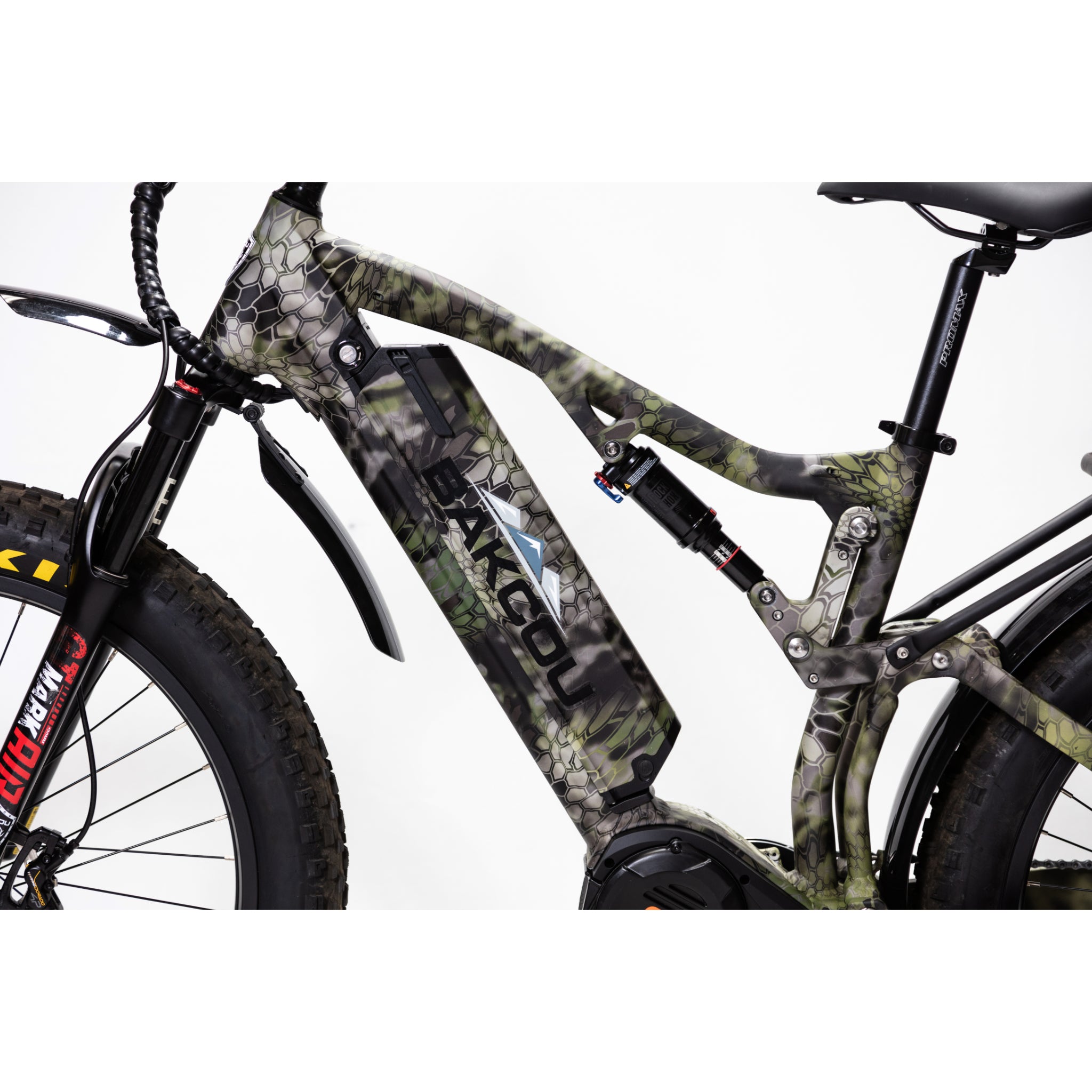 BAKCOU - STORM - Full Suspension Fat Tire Electric Bike 48V 1000W