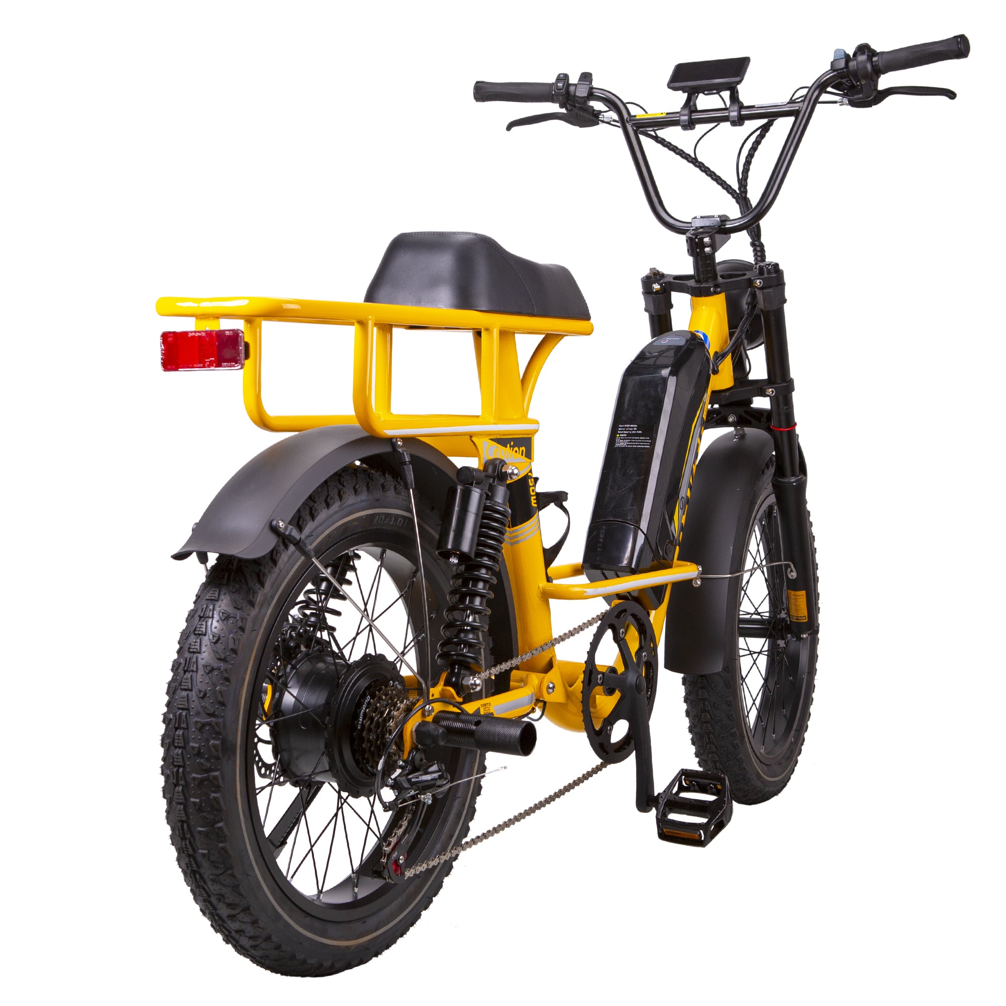 NAKTO - F4 Yellow Electric Cargo Bike 48V 750W 28MPH