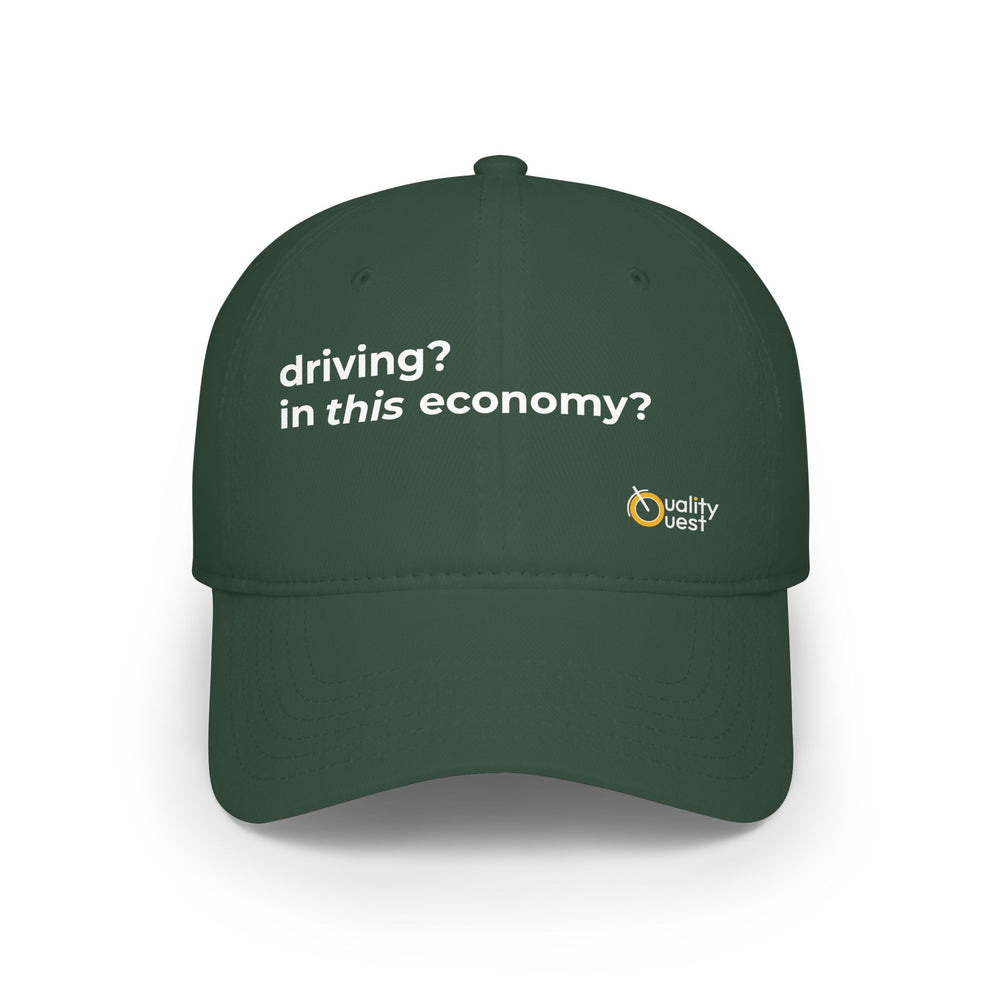 QUALITY QUEST BIKES - Baseball Cap, Driving in this Economy?