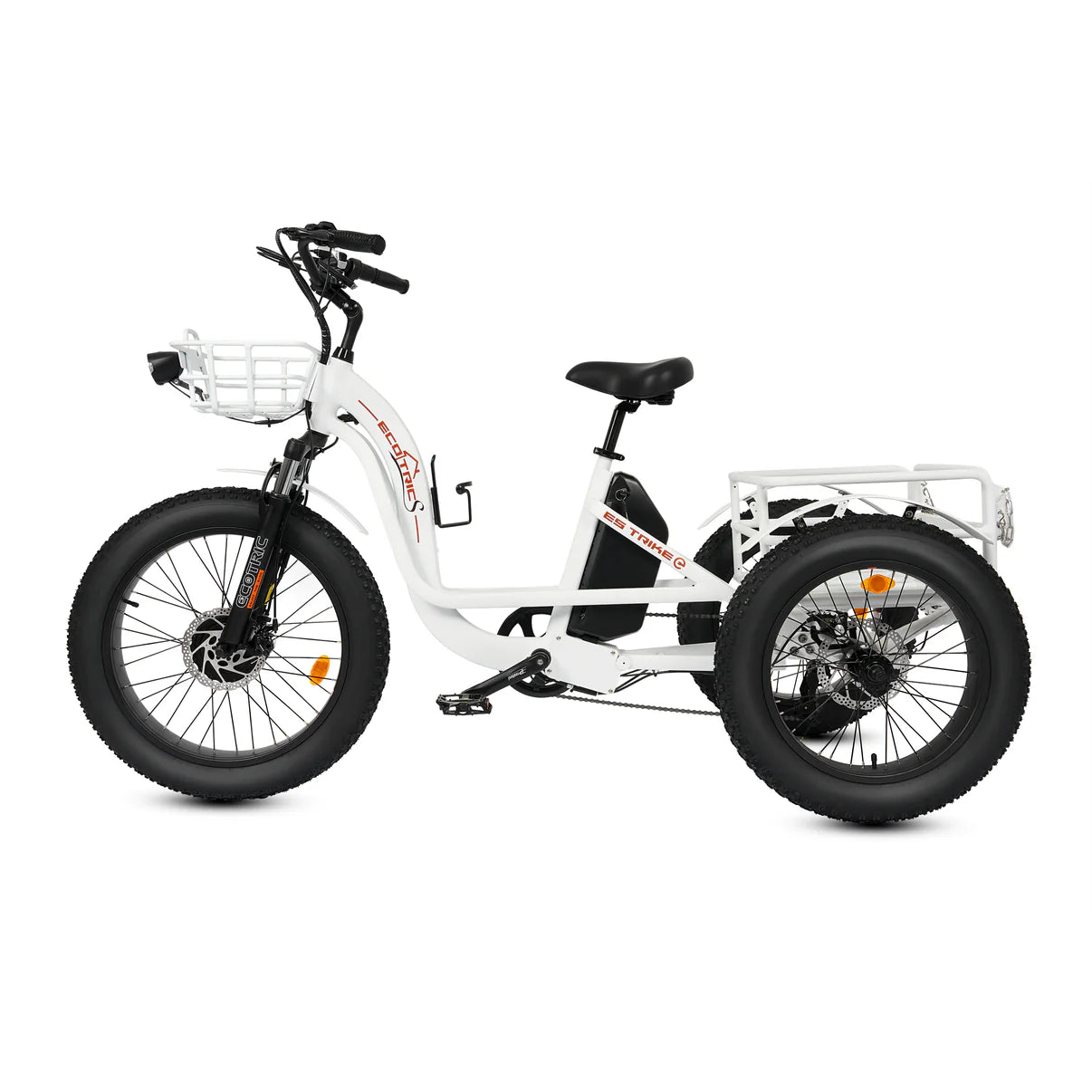 ECOTRIC - Electric Tricycle White 48V 750W 26MPH