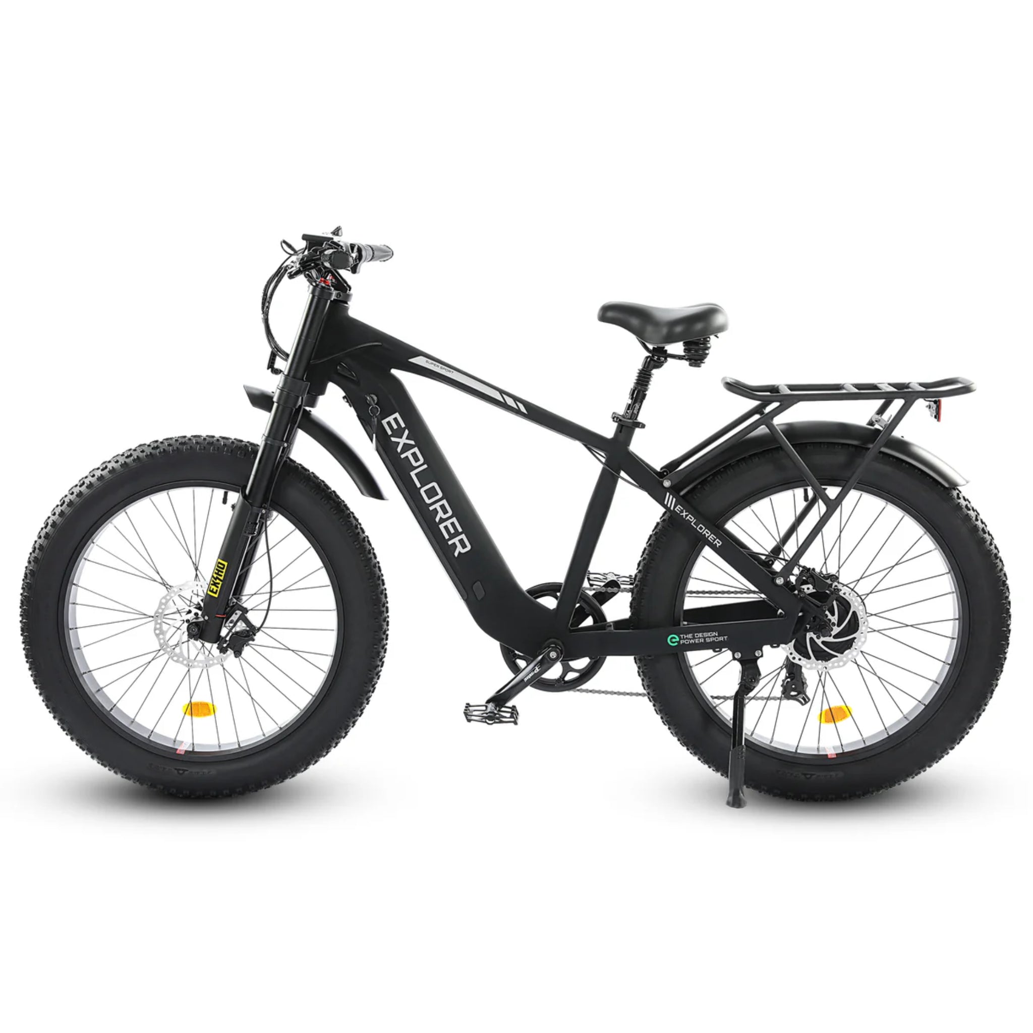 ECOTRIC - Explorer Fat Tire Electric Bike with Rear Rack 48V 750W 25MPH