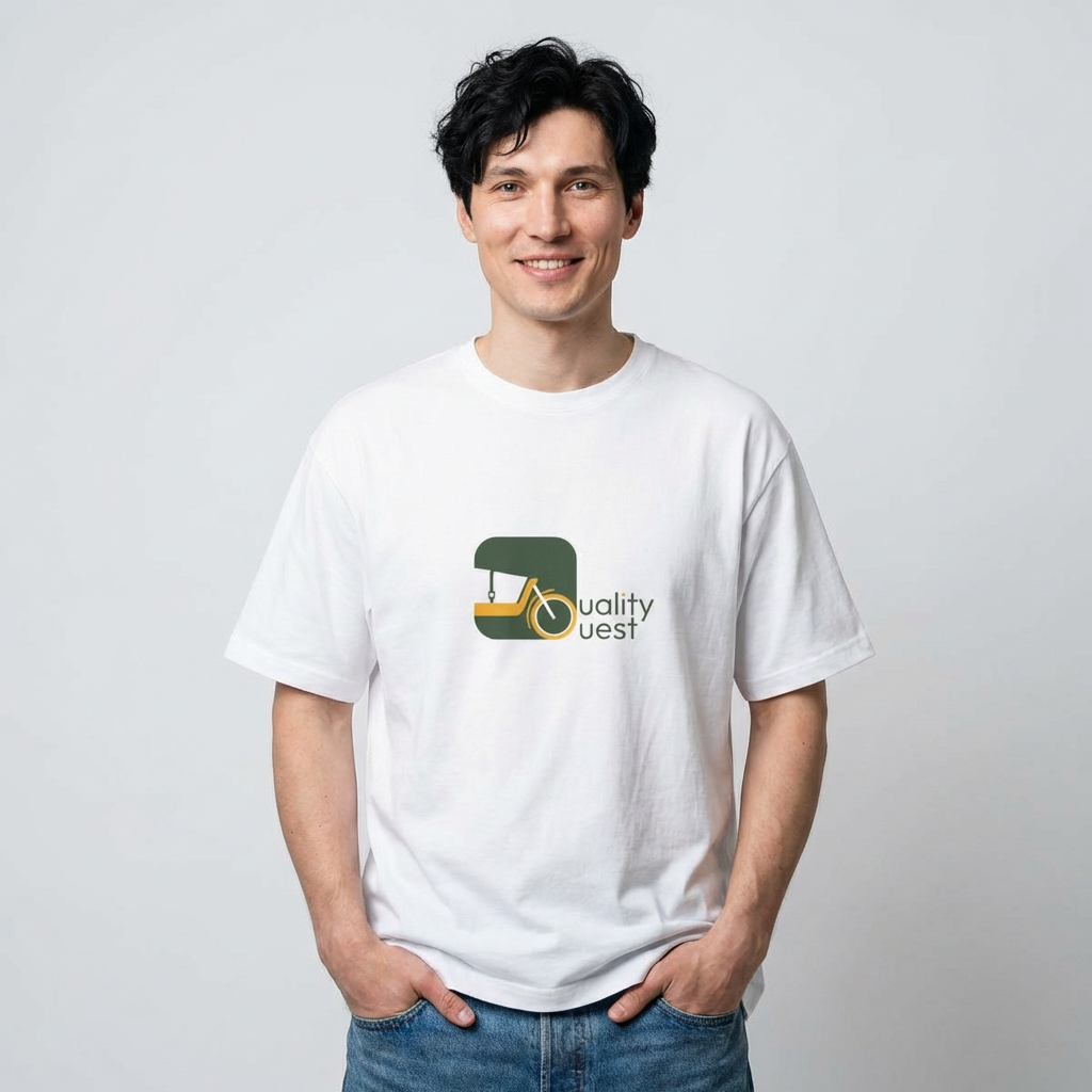 Quality Quest Bikes Tee | Minimal Graphic Shirt