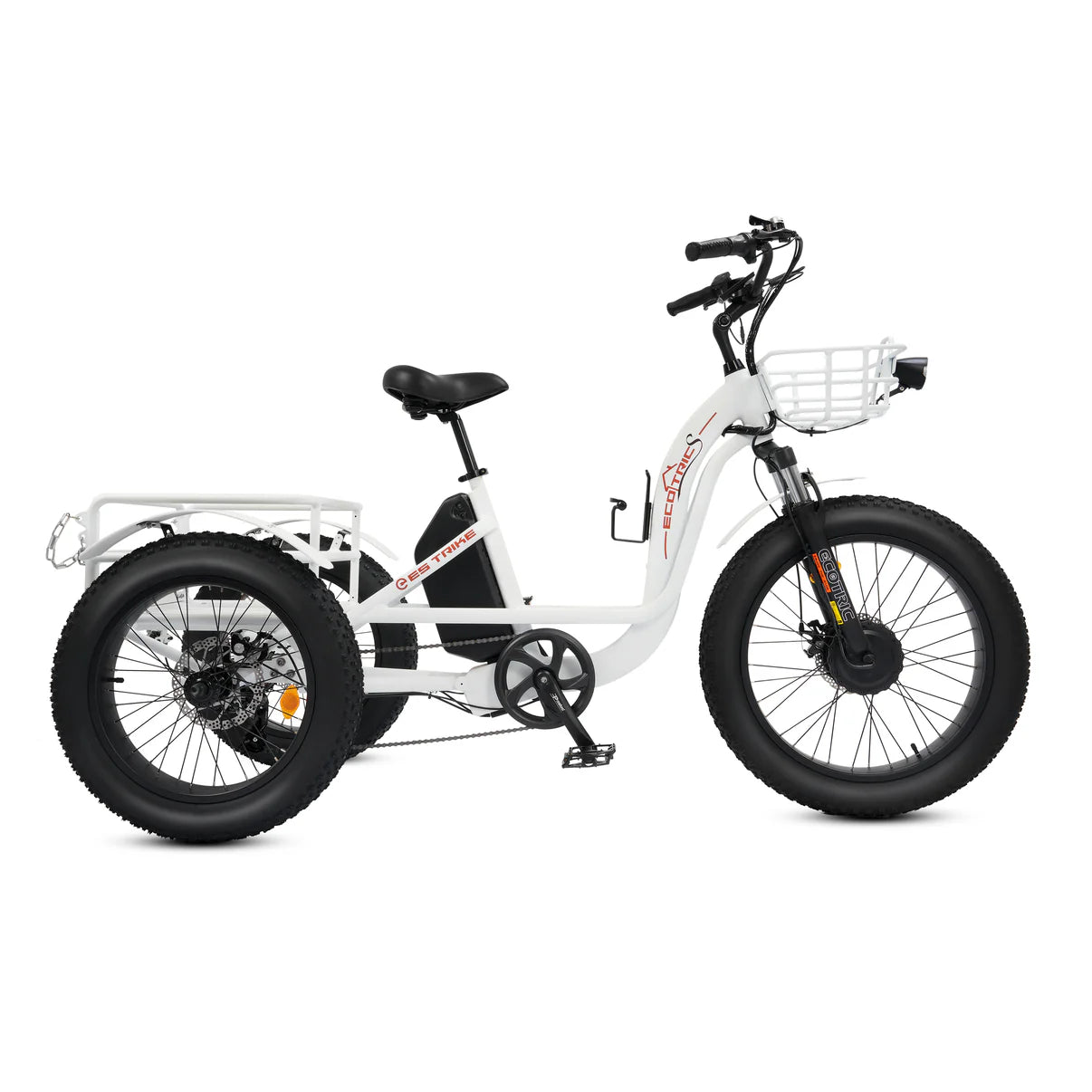 ECOTRIC - Electric Tricycle White 48V 750W 26MPH