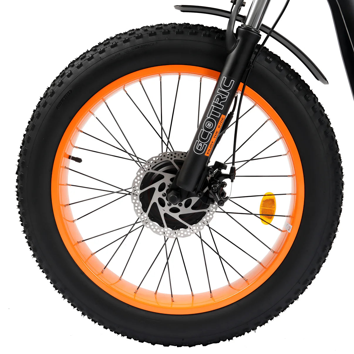 ECOTRIC - Electric Tricycle Black Orange 48V 750W 26MPH