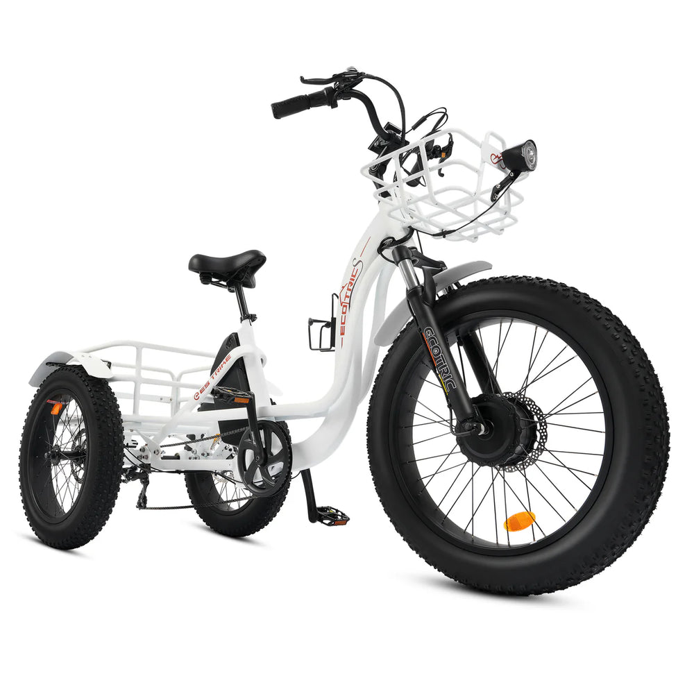 ECOTRIC - Electric Tricycle White 48V 750W 26MPH