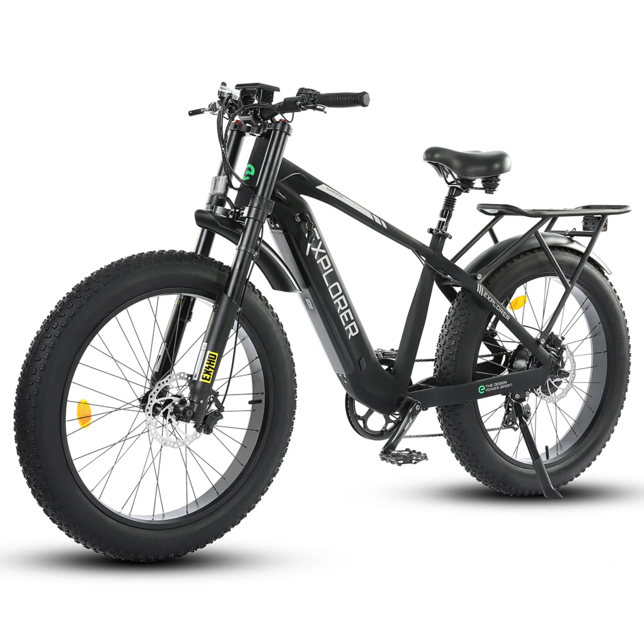 ECOTRIC - Explorer Fat Tire Electric Bike with Rear Rack 48V 750W 25MPH