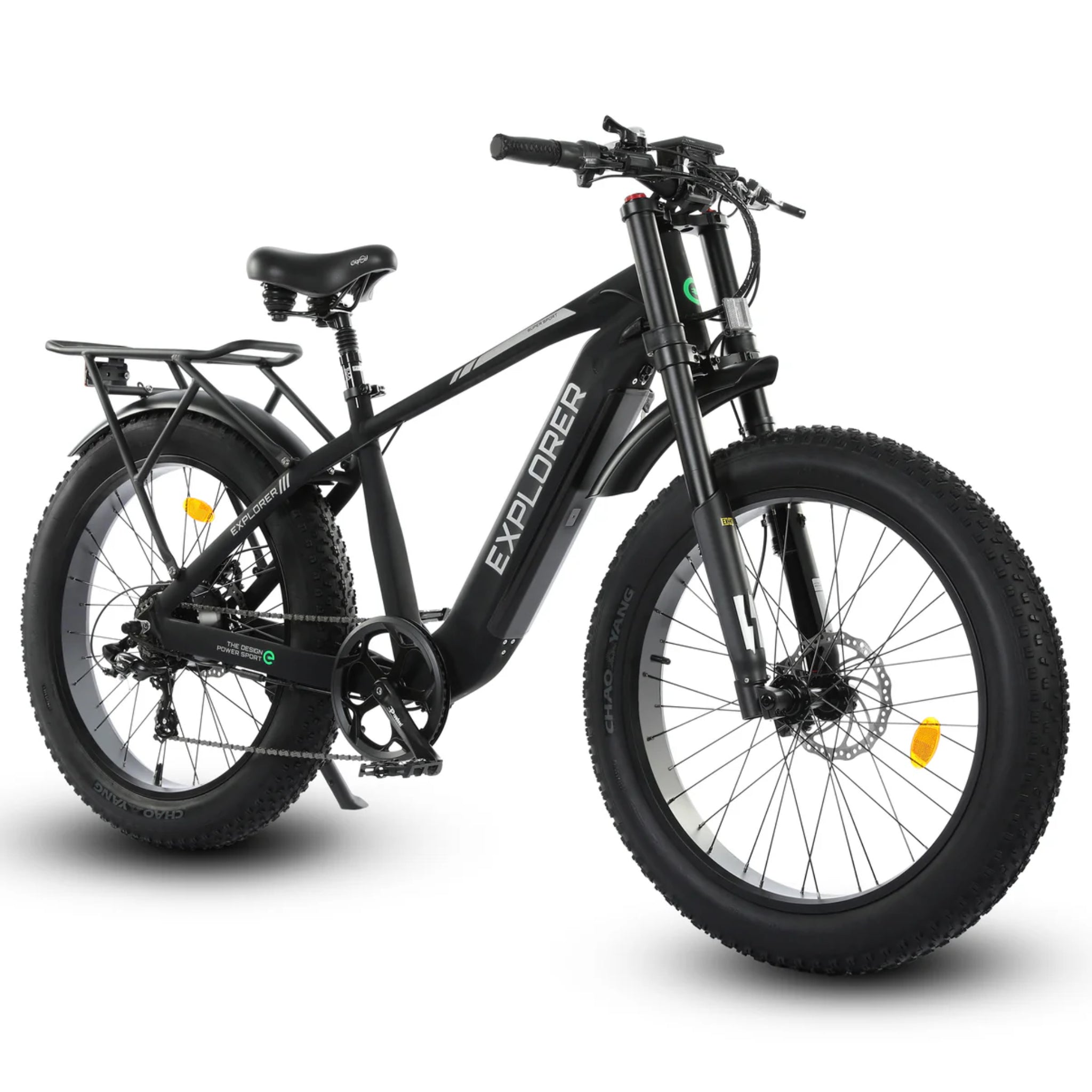 ECOTRIC - Explorer Fat Tire Electric Bike with Rear Rack 48V 750W 25MPH