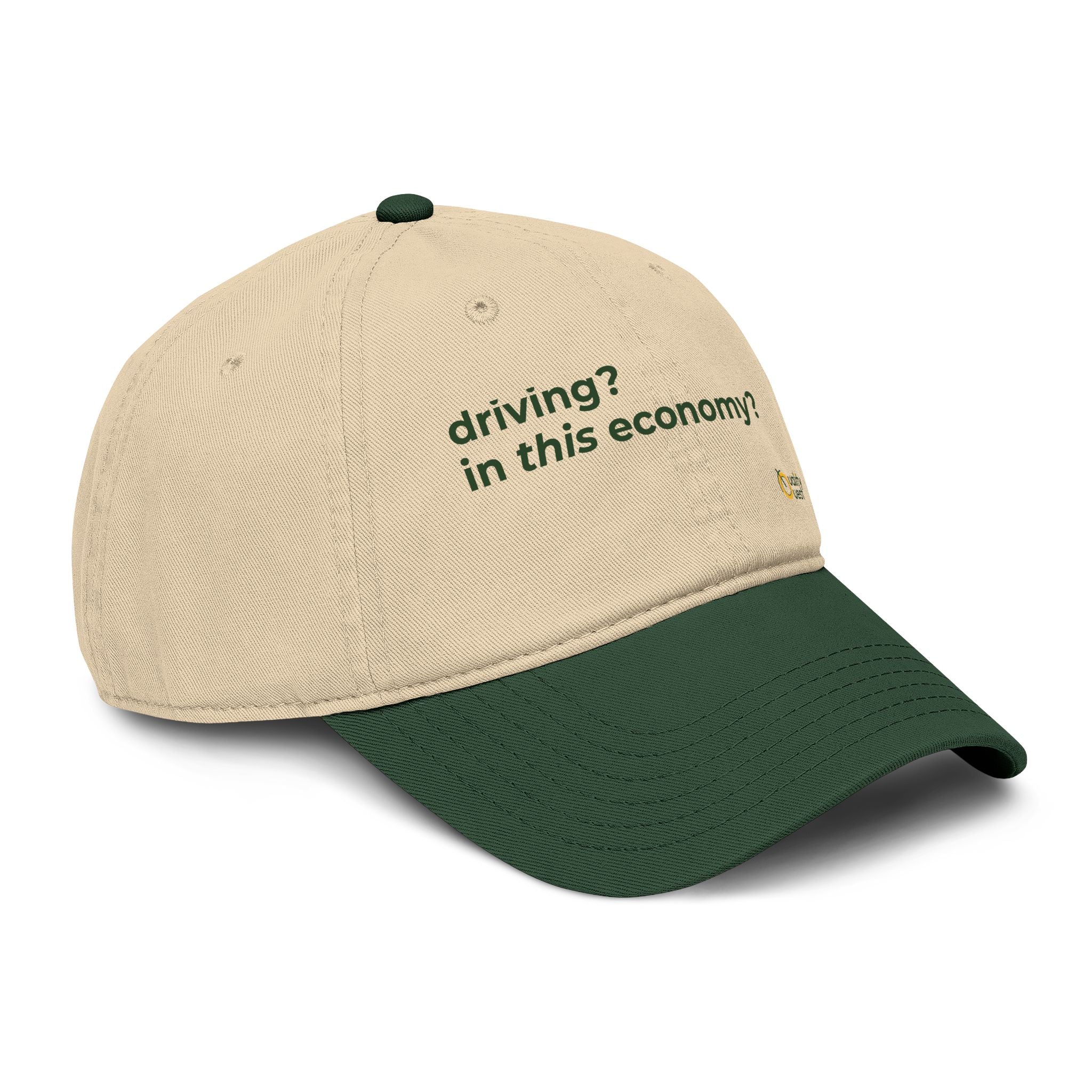 QUALITY QUEST BIKES - Baseball Cap - Driving? In this Economy?