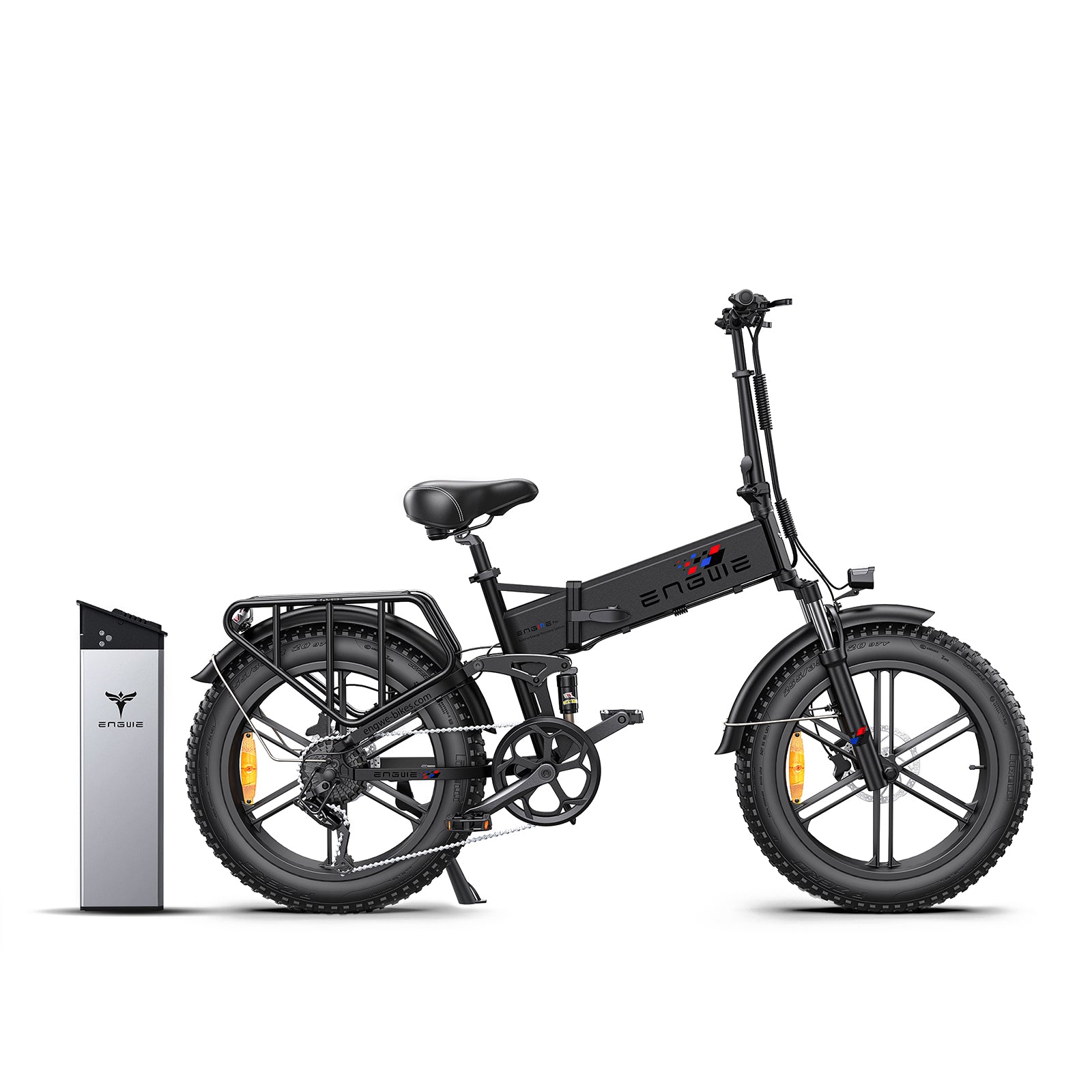 ENGWE - ENGINE PRO, Full Suspension Foldable E-bike 750W 28MPH