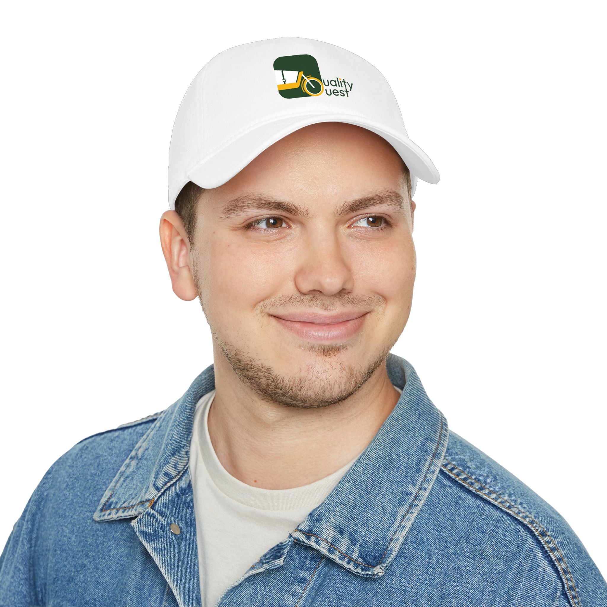 Quality Quest Bikes Baseball Cap — Low Profile Embroidered Hat