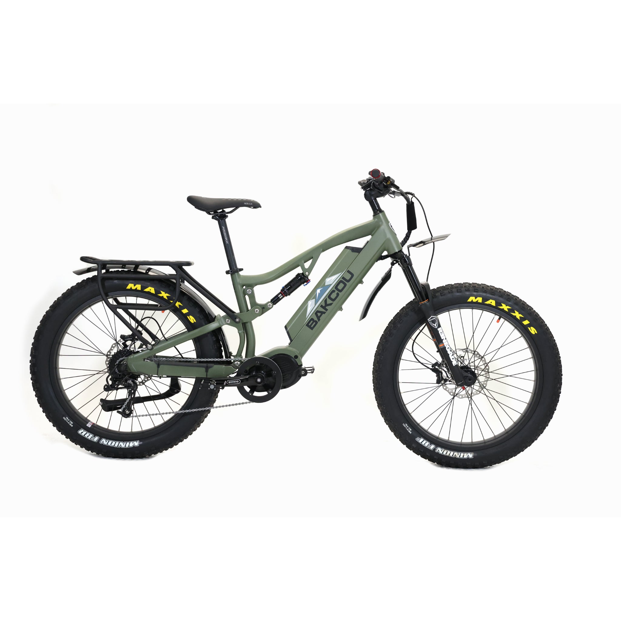 BAKCOU - STORM - Full Suspension Fat Tire Electric Bike 48V 1000W