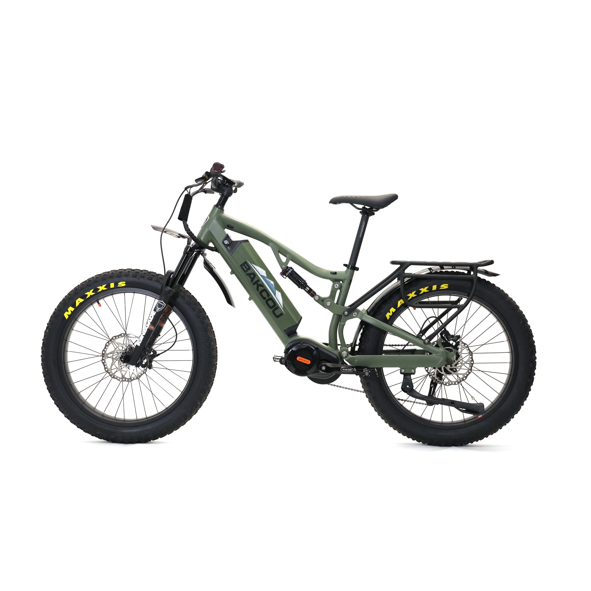 BAKCOU - STORM - Full Suspension Fat Tire Electric Bike 48V 1000W