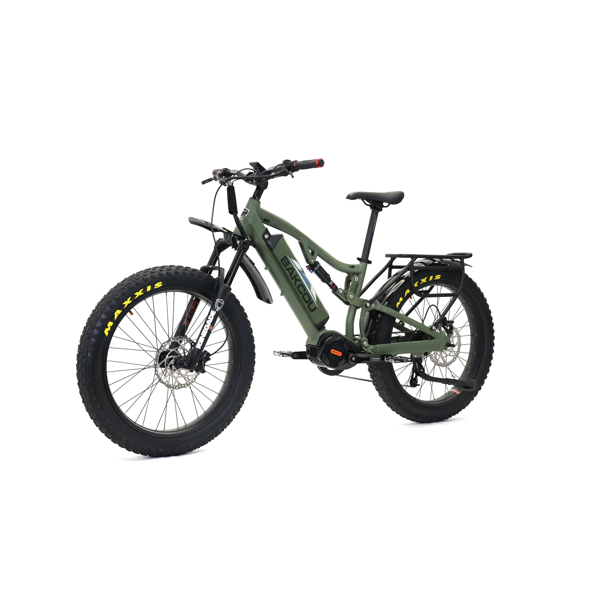 BAKCOU - STORM - Full Suspension Fat Tire Electric Bike 48V 1000W