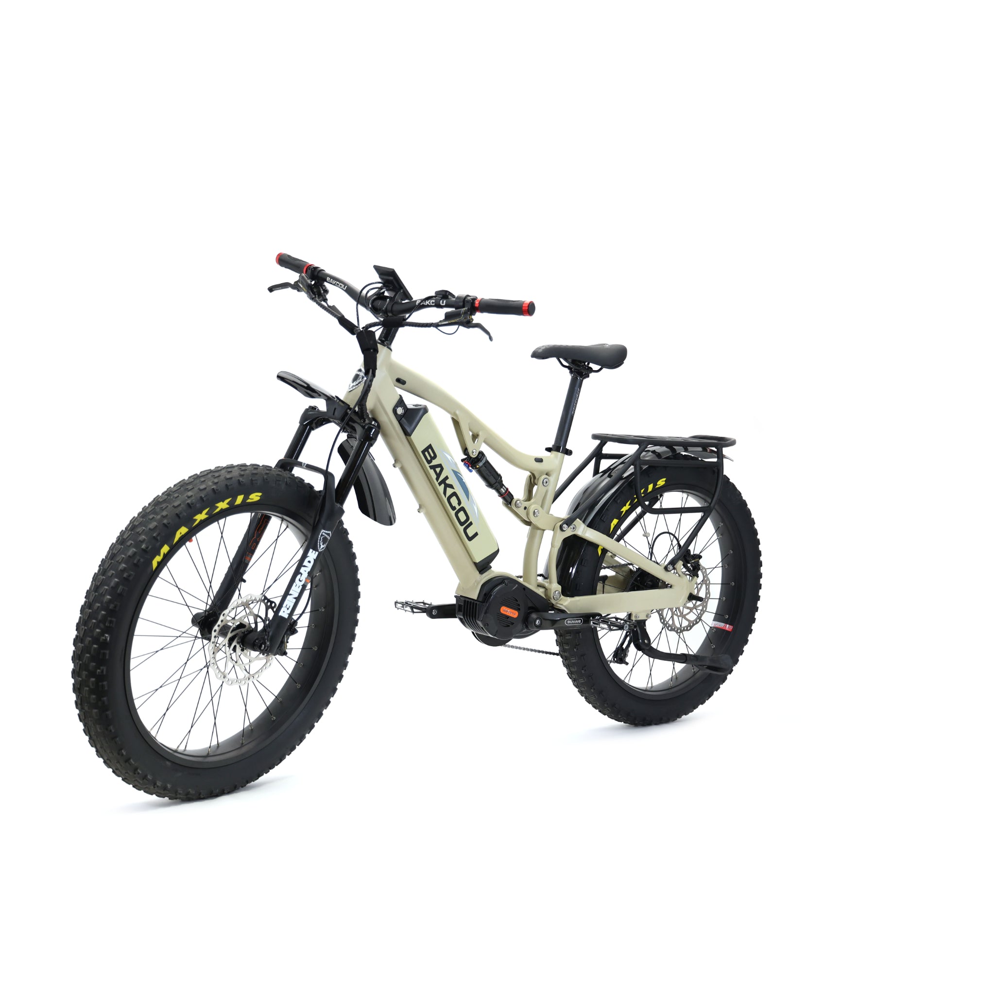 BAKCOU - STORM - Full Suspension Fat Tire Electric Bike 48V 1000W