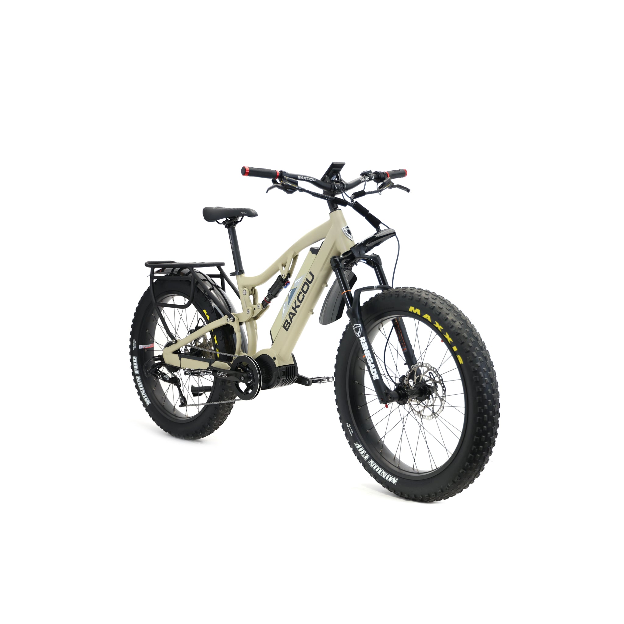 BAKCOU - STORM - Full Suspension Fat Tire Electric Bike 48V 1000W