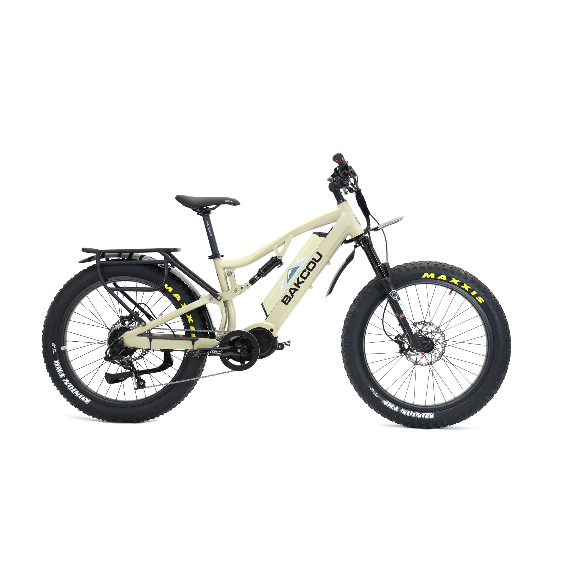 BAKCOU - STORM - Full Suspension Fat Tire Electric Bike 48V 1000W