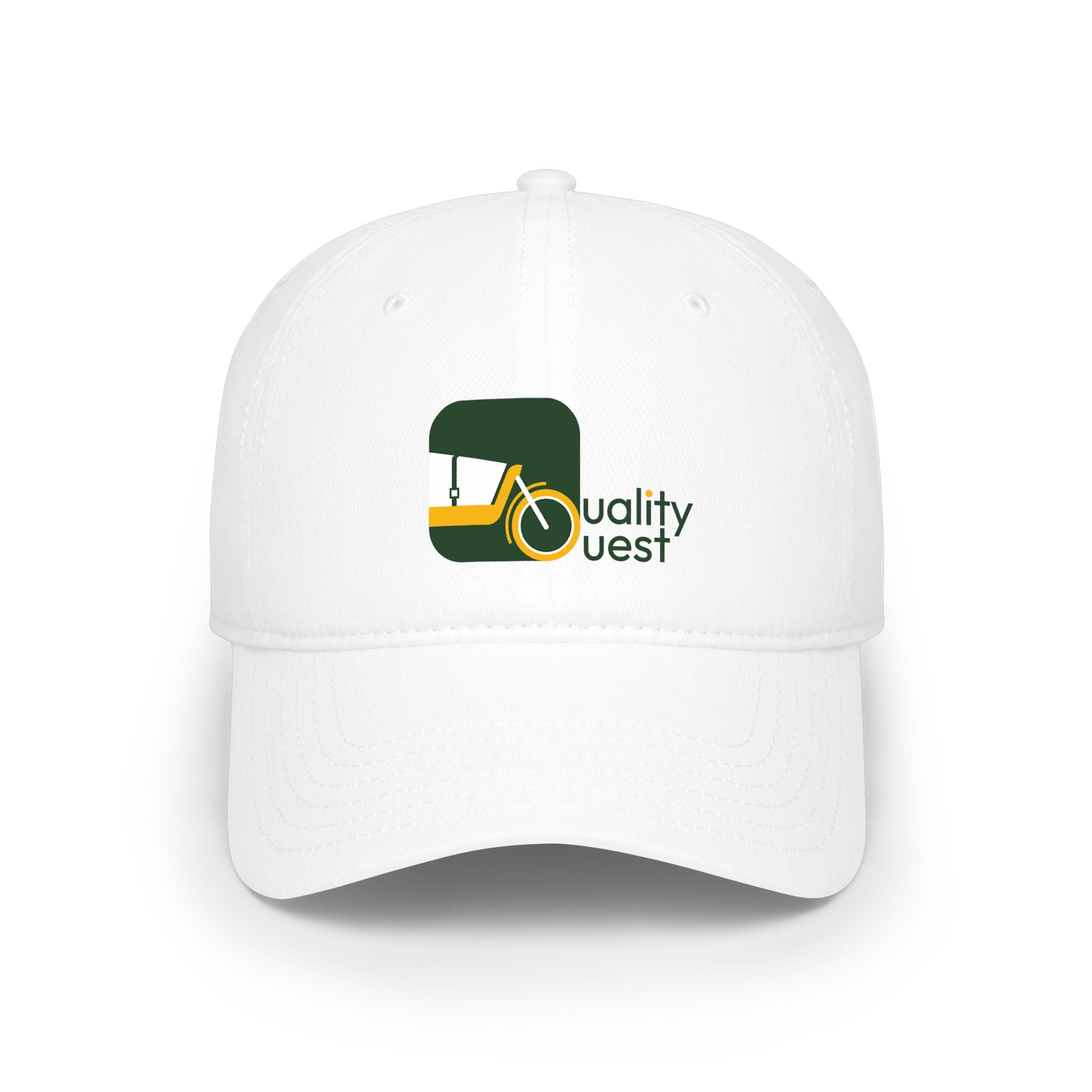 Quality Quest Bikes Baseball Cap — Low Profile Embroidered Hat